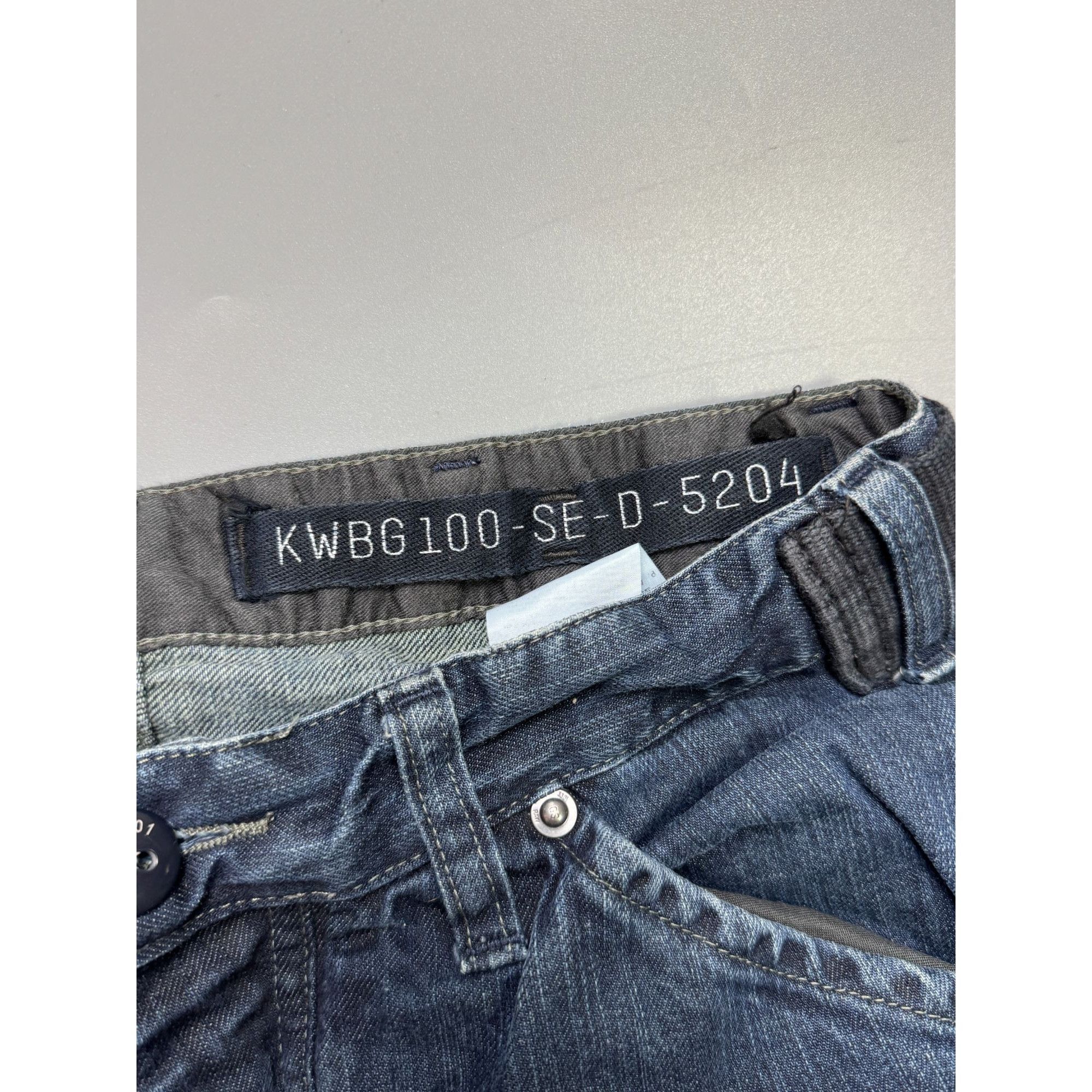 G-Star G-Star RAW Loose Fit Denim Rap Cargo Pants (Y1159) Size US 33 - 10 Thumbnail