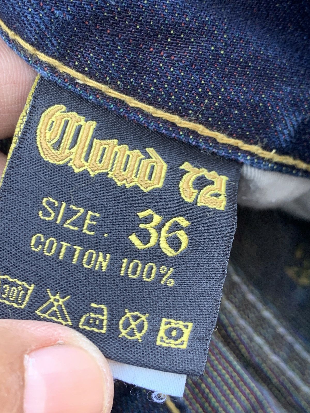 14th Addiction DISTRESSED CLOUD 72 JEANS Size US 36 / EU 52 - 8 Thumbnail