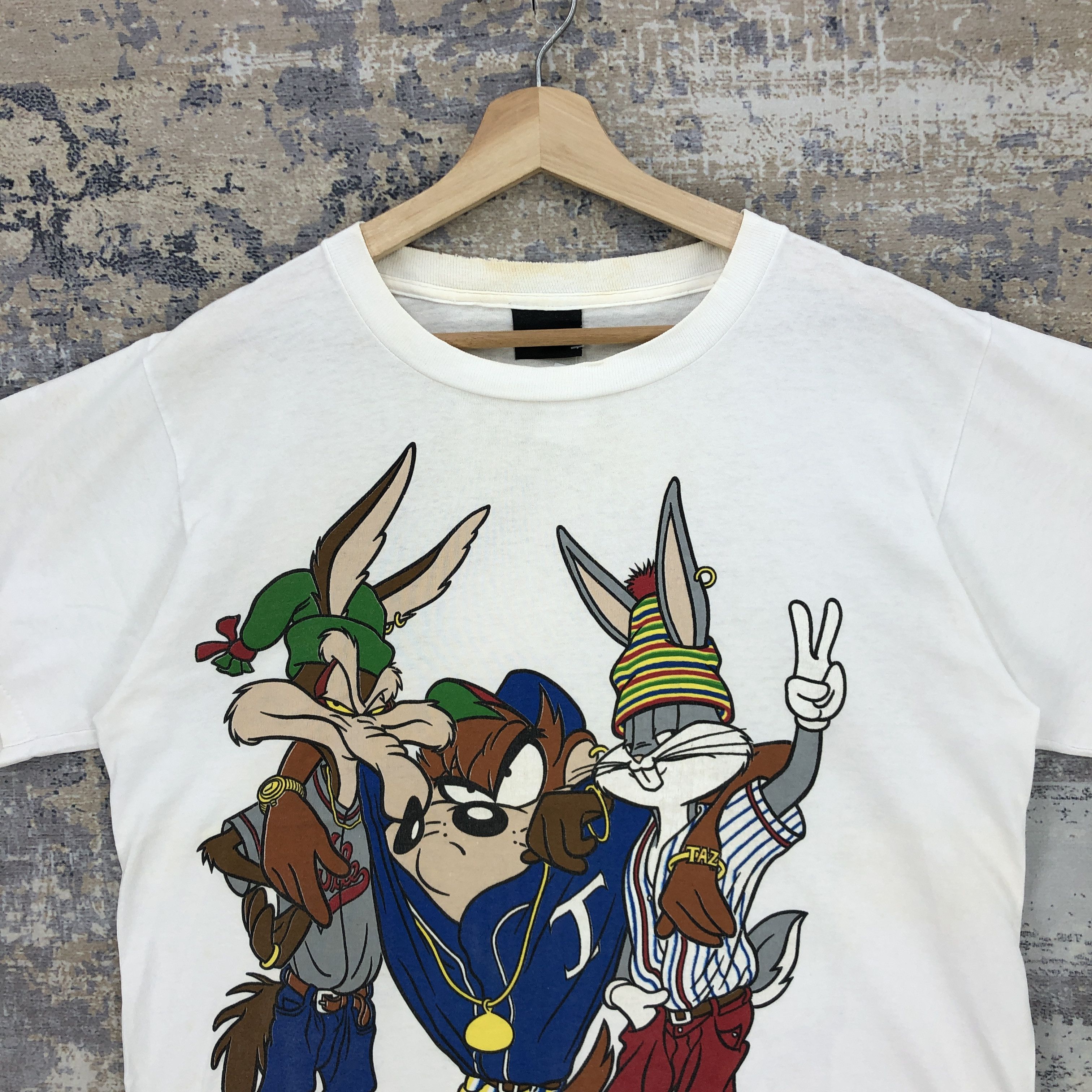 Vintage × Warner Bros Vintage Warner Bros T Shirt Cartoon Bug Bunny Tazmania Tees Size US L / EU 52-54 / 3 - 3 Thumbnail