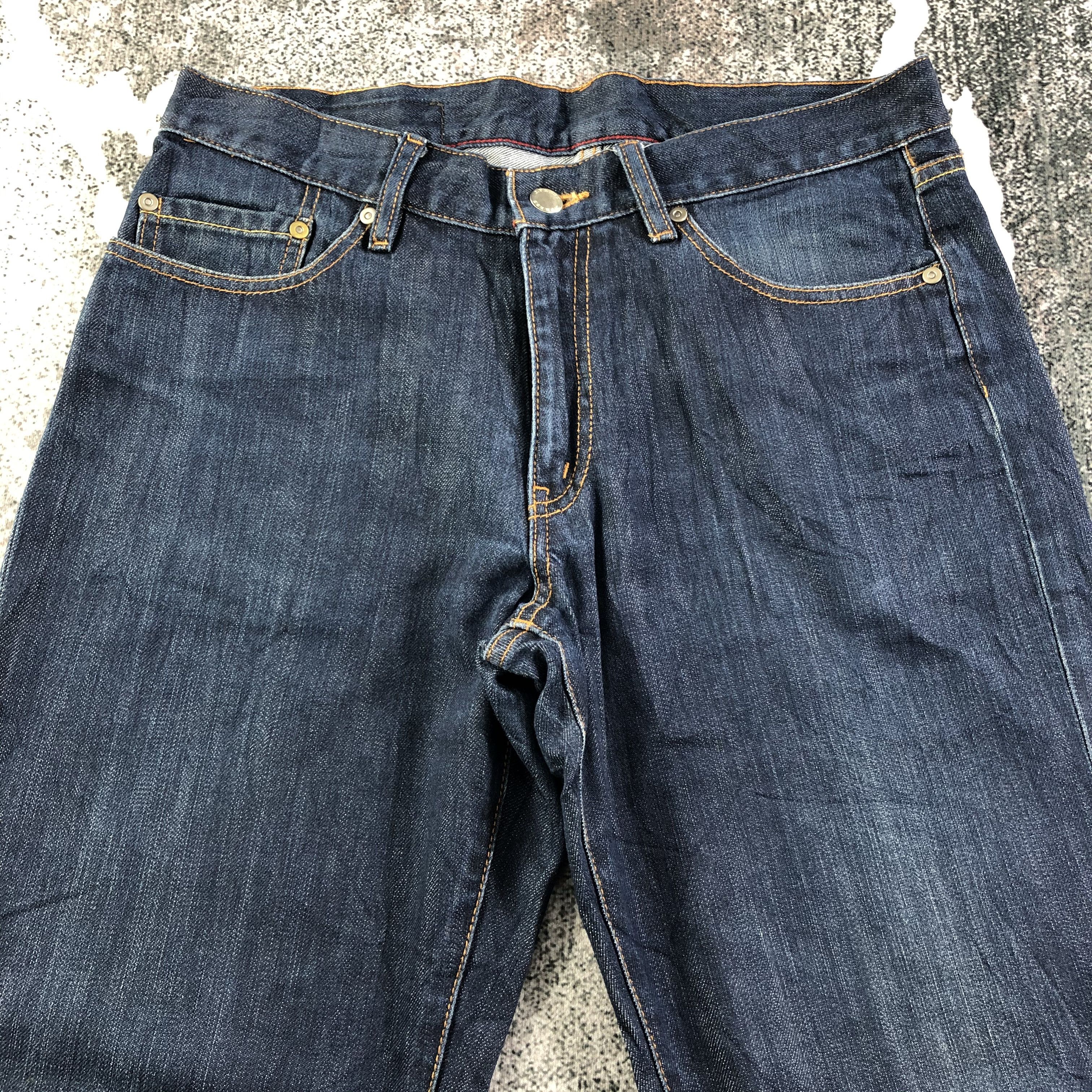 J. Press J.Press Jeans Dark Wash Denim KJ1652 Size US 31 - 3 Thumbnail