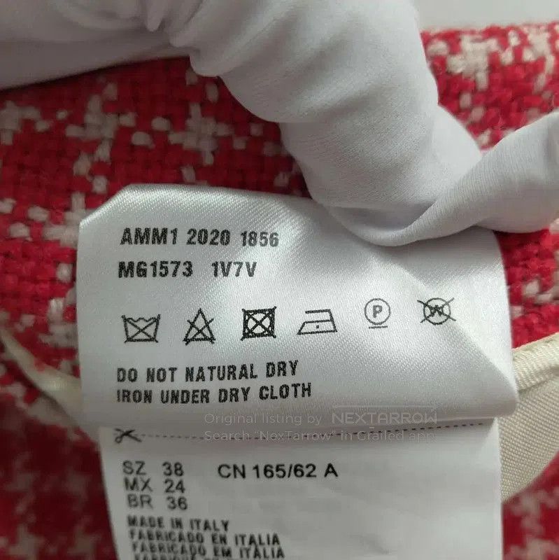 Miu Miu Miu Miu Red A-Line Mini Skirt . Size 28" / US 6 / IT 42 - 5 Thumbnail
