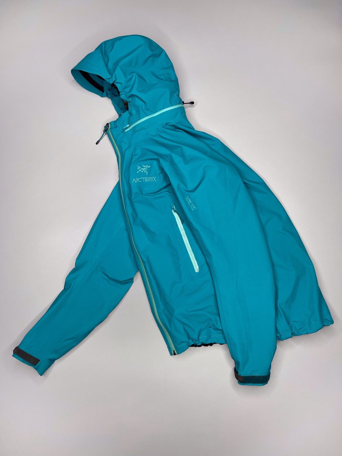 Image of Arcteryx x Goretex Arc’Teryx Goretex Jacket in Turquoise, Men's (Size Small)