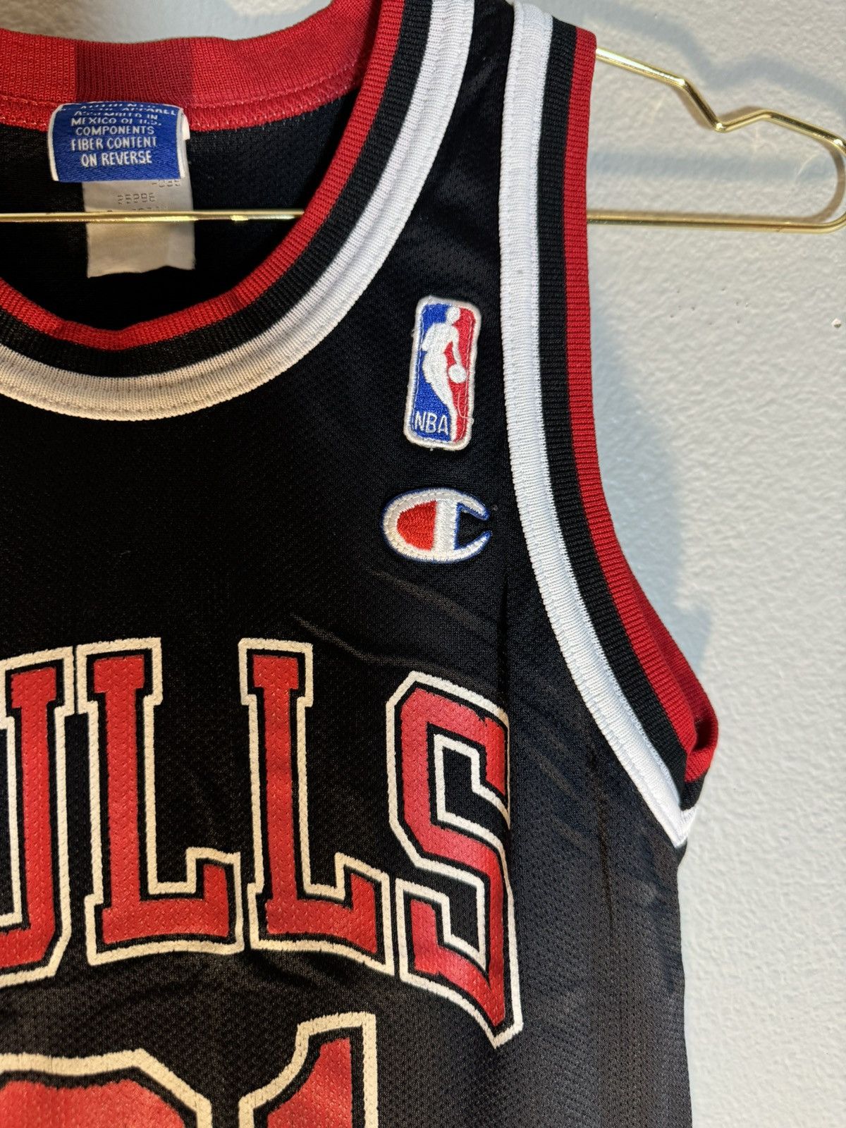 Champion × NBA × Vintage 🤷🏻‍♂️DENNIS RODMAN😳 Size US XXS / EU 40 - 4 Thumbnail