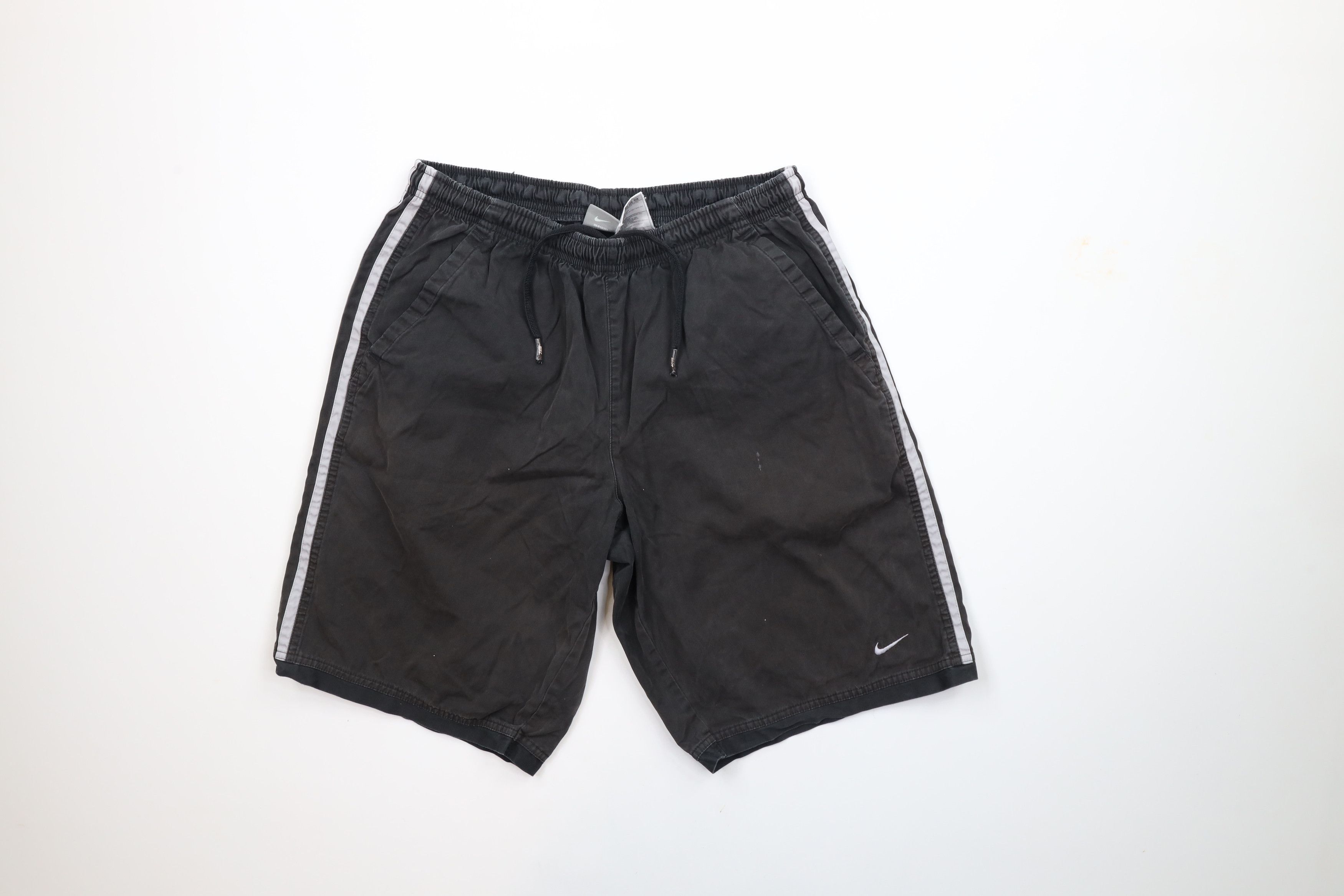 Nike × Vintage Vintage Nike Scott Mini Swoosh Striped Above Knee Shorts Size US 32 / EU 48 - 1 Thumbnail