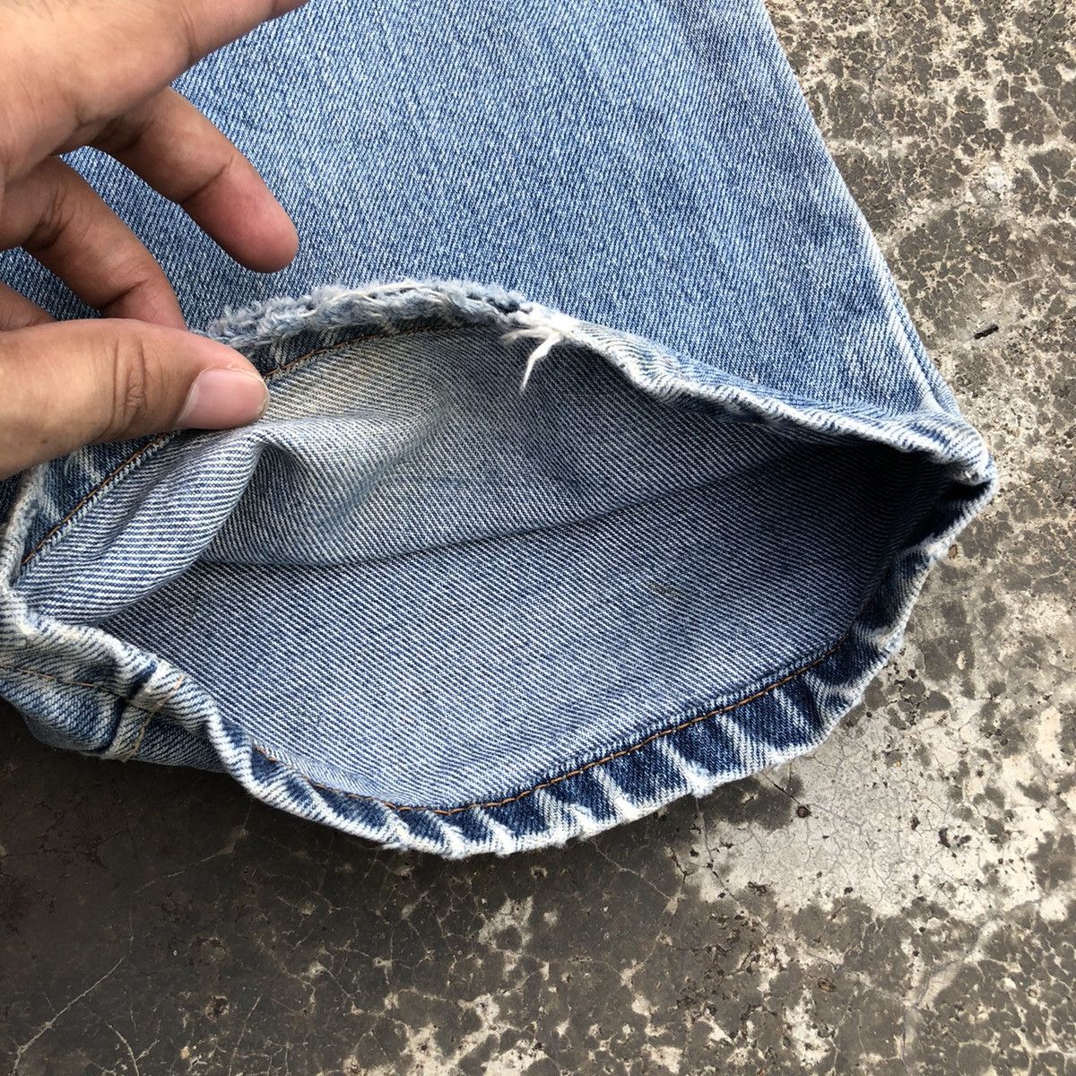 Big John × Vintage Vintage Big John Distressed Light Wash Jeans Denim Pants Size US 32 / EU 48 - 11 Thumbnail