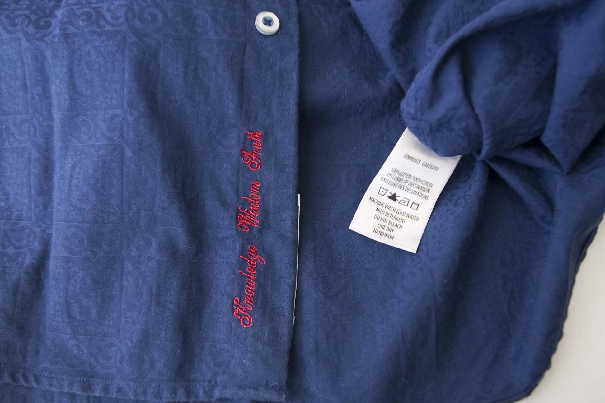 Robert Graham Robert Graham Shirt Size L Abstract Graphic Blue Size US L / EU 52-54 / 3 - 4 Thumbnail