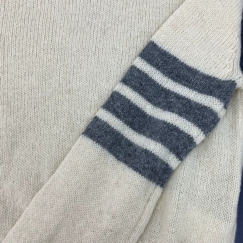Thom Browne Thom Browne Size 42Beige Wool Classic logo Sweater 2501-Nex Size US XS / EU 42 / 0 - 9 Thumbnail