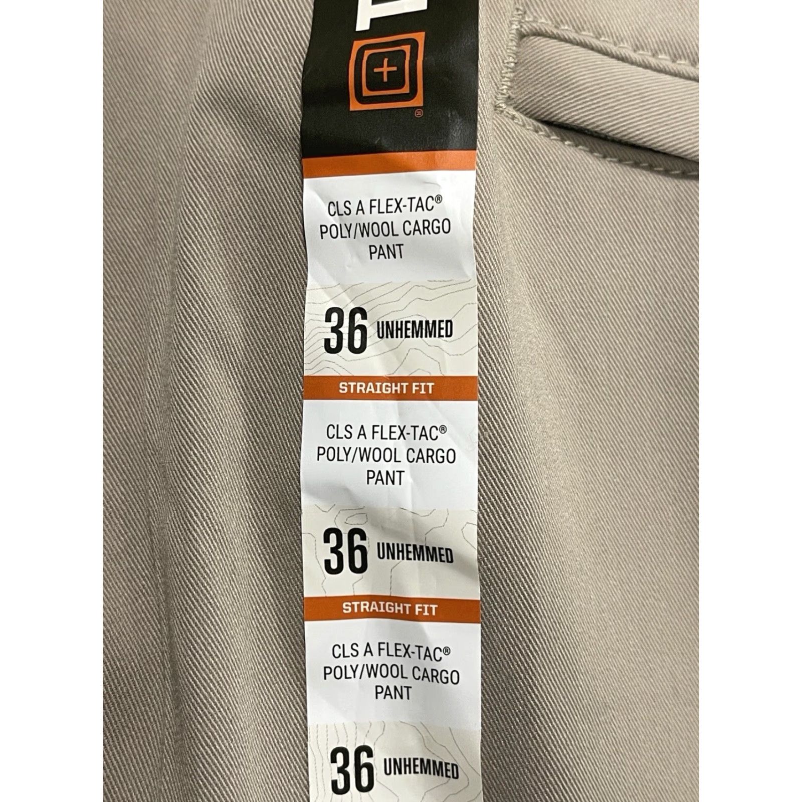 Vintage 5.11 Tactical CLS A Flex-Tac Cargo Pants Men's 36 Tan Unhemmed Canvas Size US 36 / EU 52 - 3 Thumbnail