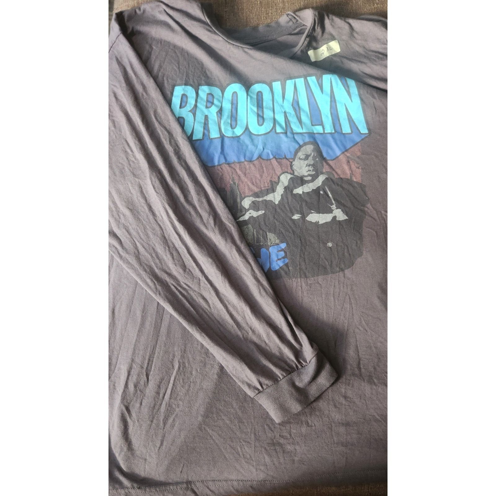 Vintage Notorious B.I.G Mens Long sleeve Sz 2xl Streetwear Y2K Size US XXL / EU 58 / 5 - 2 Thumbnail