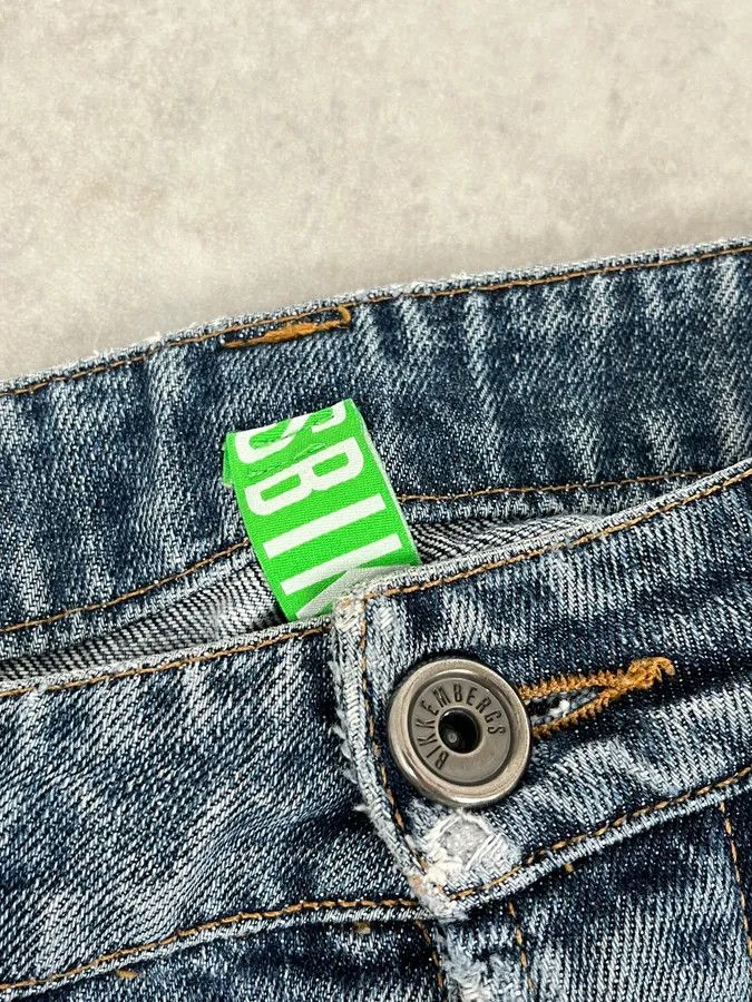 Dirk Bikkembergs 2010s Bikkembergs Blue Avant-Garde Denim Jeans Size US 32 / EU 48 - 9 Thumbnail