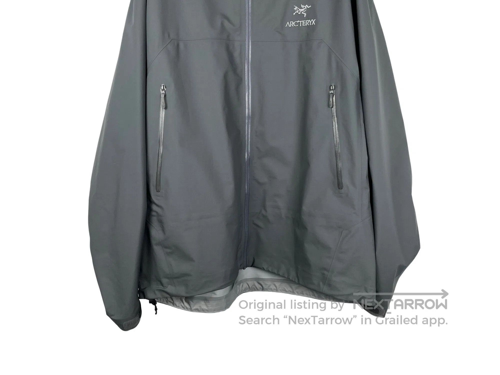 Arc'teryx Arc’teryx Dark Mist Grey Hardshell Windbreaker Jacket Size US XXL / EU 58 / 5 - 4 Thumbnail