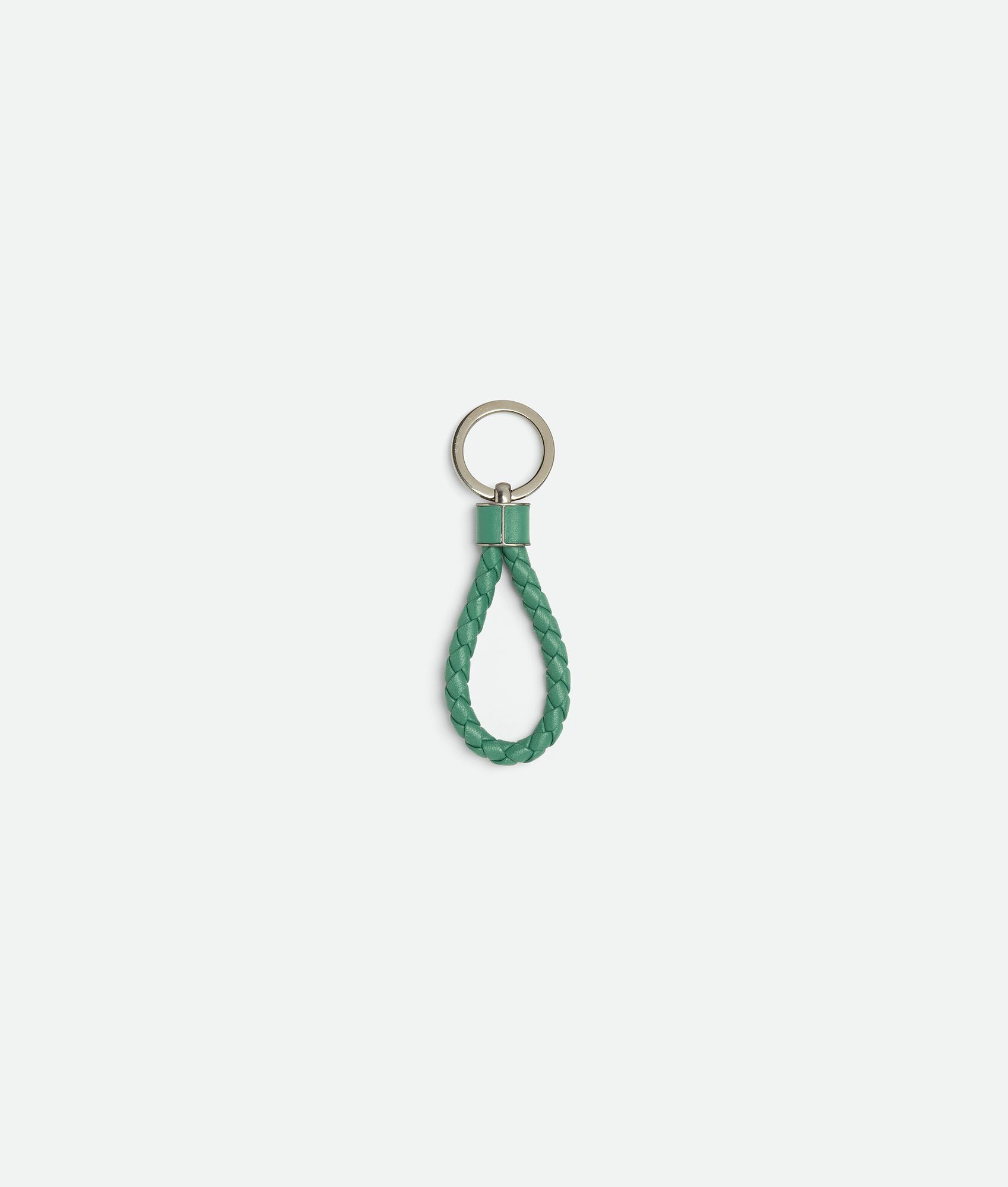 Bottega Veneta o1loc1c0325 Size: OS / 709727 Intreccio Key Ring Green Size ONE SIZE - 2 Thumbnail
