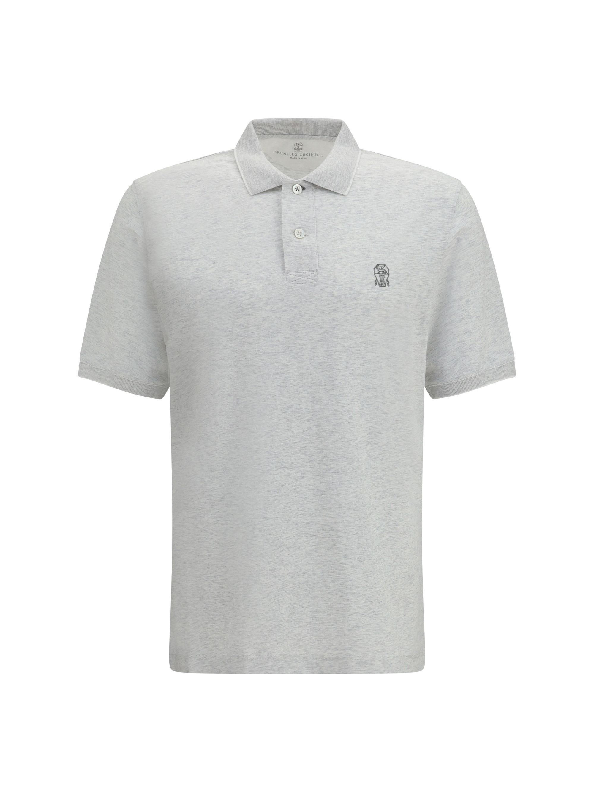 Brunello Cucinelli Polo in cotton jersey with short sleeves Size US XXL / EU 58 / 5 - 1 Thumbnail