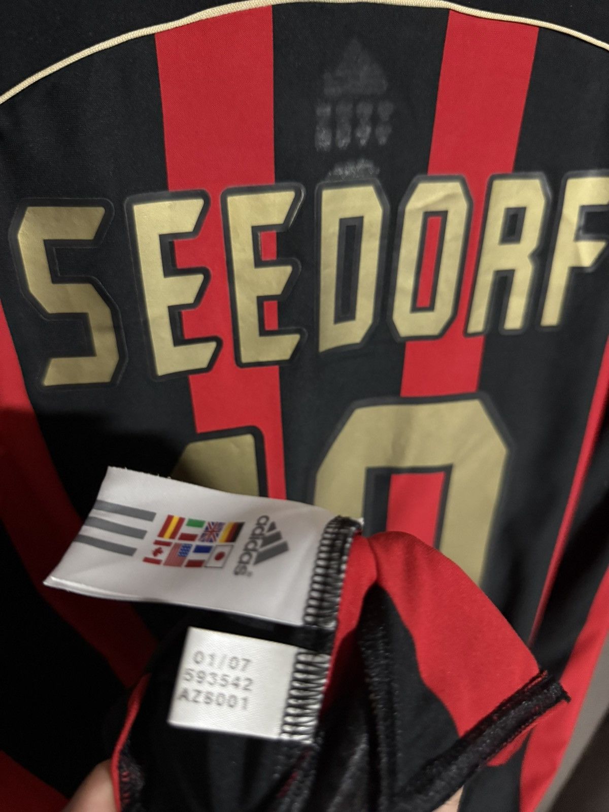 Adidas AC MILAN JERSEY Size US XL / EU 56 / 4 - 6 Thumbnail