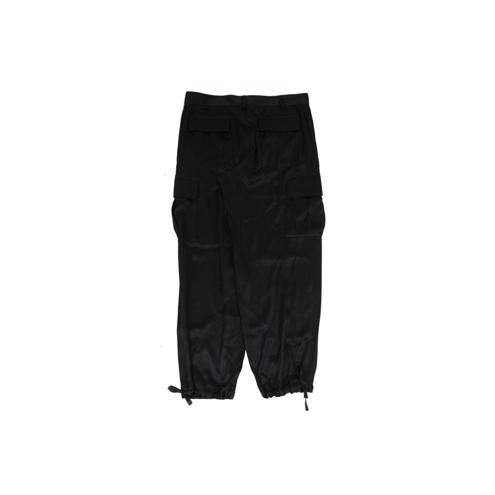 Versace Cargo Pocket Pants IT 50 Black Silk Trousers Size US 34 / EU 50 - 23 Thumbnail
