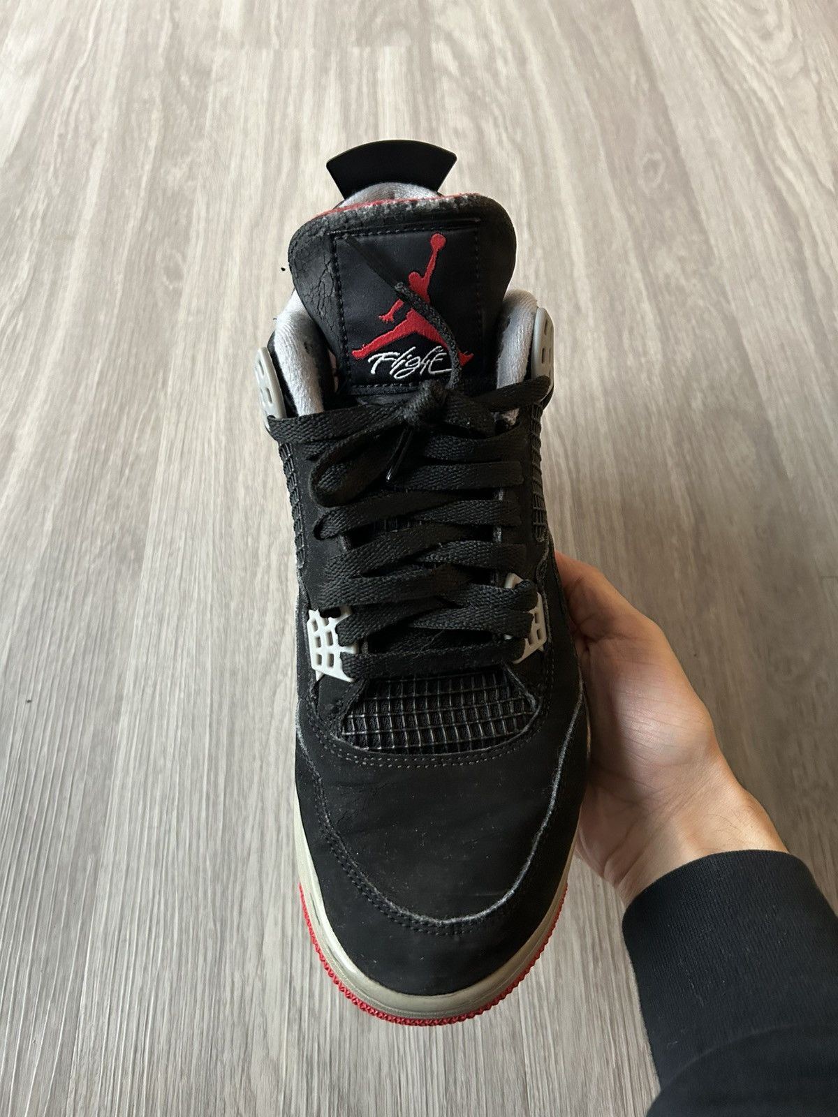 Jordan Brand Air Jordan Retro 4 Bred 2019 Size 10 Size US 10 / EU 43 - 13 Thumbnail