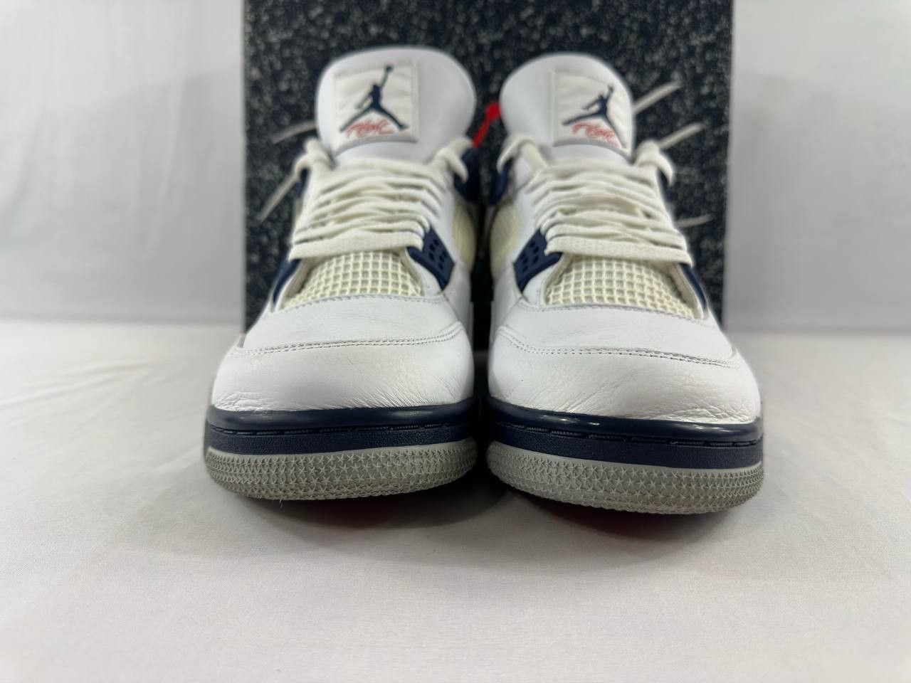Nike Nike Air Jordan 4 Retro 'Midnight Navy' 2022 DH6927-140 Size US 13 / EU 46 - 3 Thumbnail