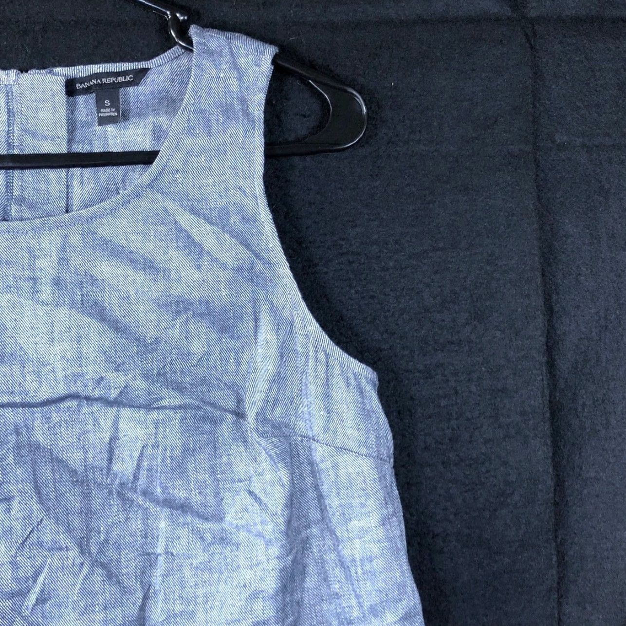Banana Republic Banana Republic Womens Blouse Blue Sleeveless Tank Hook Loop Back Small Size S / US 4 / IT 40 - 5 Thumbnail