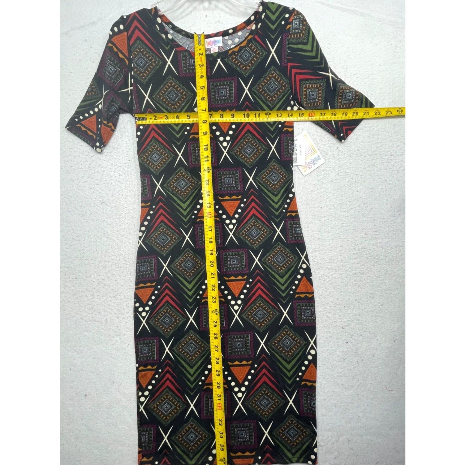 Vintage VINTAGE LuLaRoe Dress Womens Julia Geometric NWT Size M / US 6-8 / IT 42-44 - 5 Thumbnail
