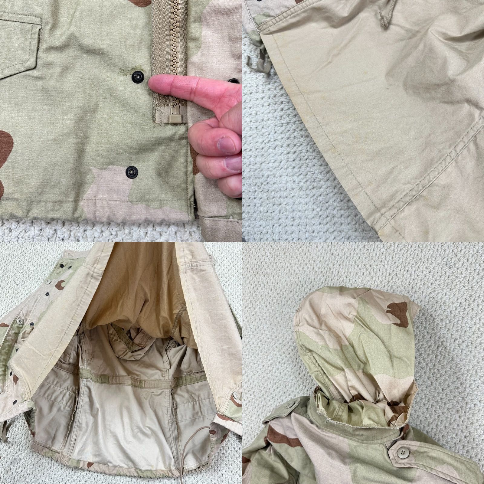 Vintage VINTAGE Isratex M65 Jacket Mens XS X-Short Desert Camo Cold Weather Field Coat 90s Size US XS / EU 42 / 0 - 8 Thumbnail