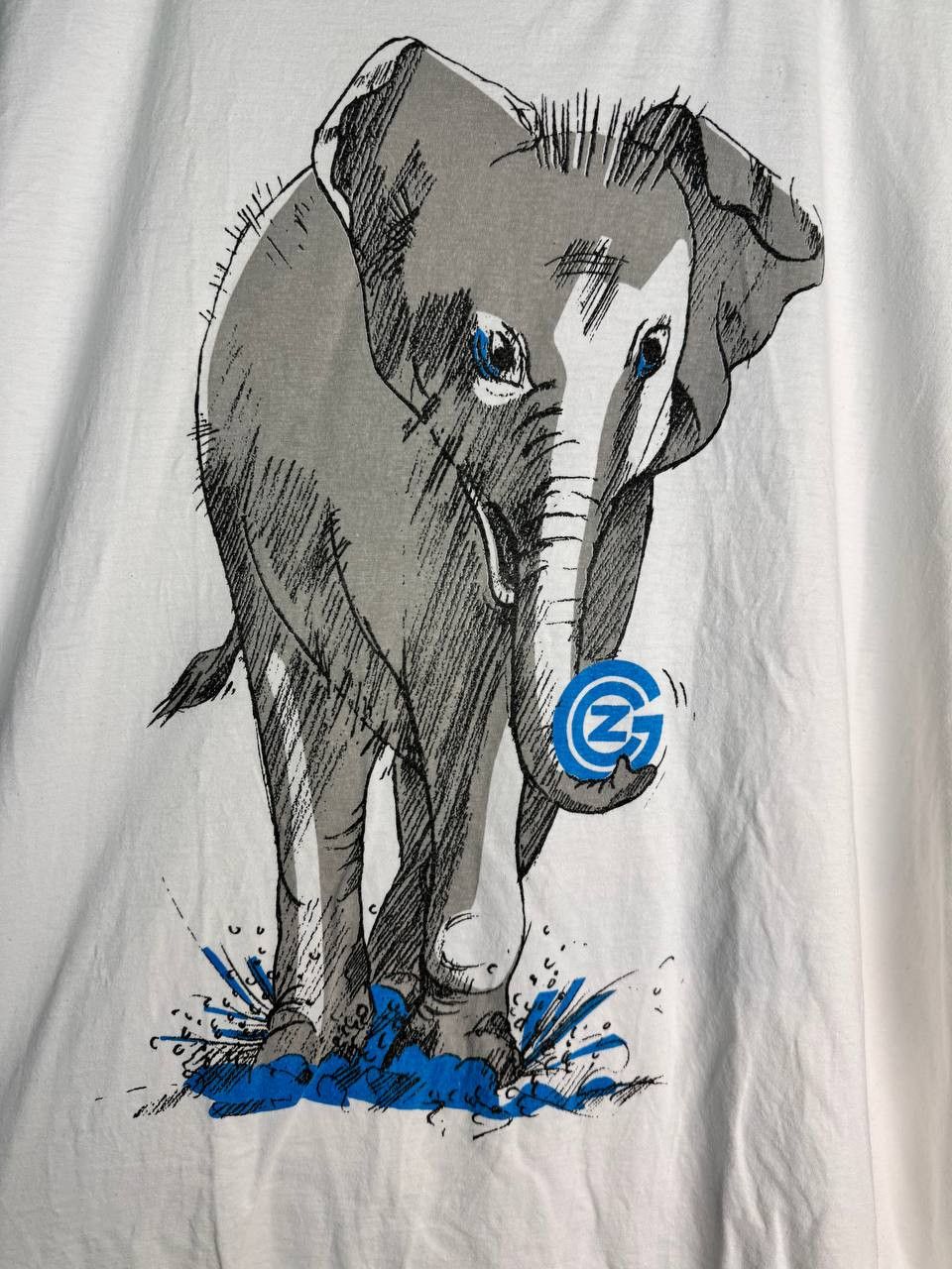 Vintage GRASSHOPERS ZURICH VINTAGE 90S SOCCER TEE BIGLOGO Size US XL / EU 56 / 4 - 2 Thumbnail
