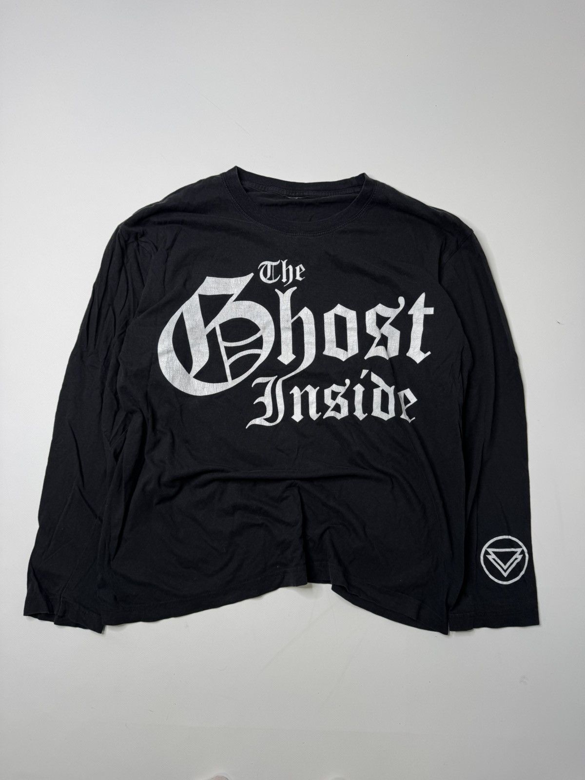 Vintage Vintage avant garde black goth longsleeve ghost inside 00s Size US M / EU 48-50 / 2 - 2 Thumbnail