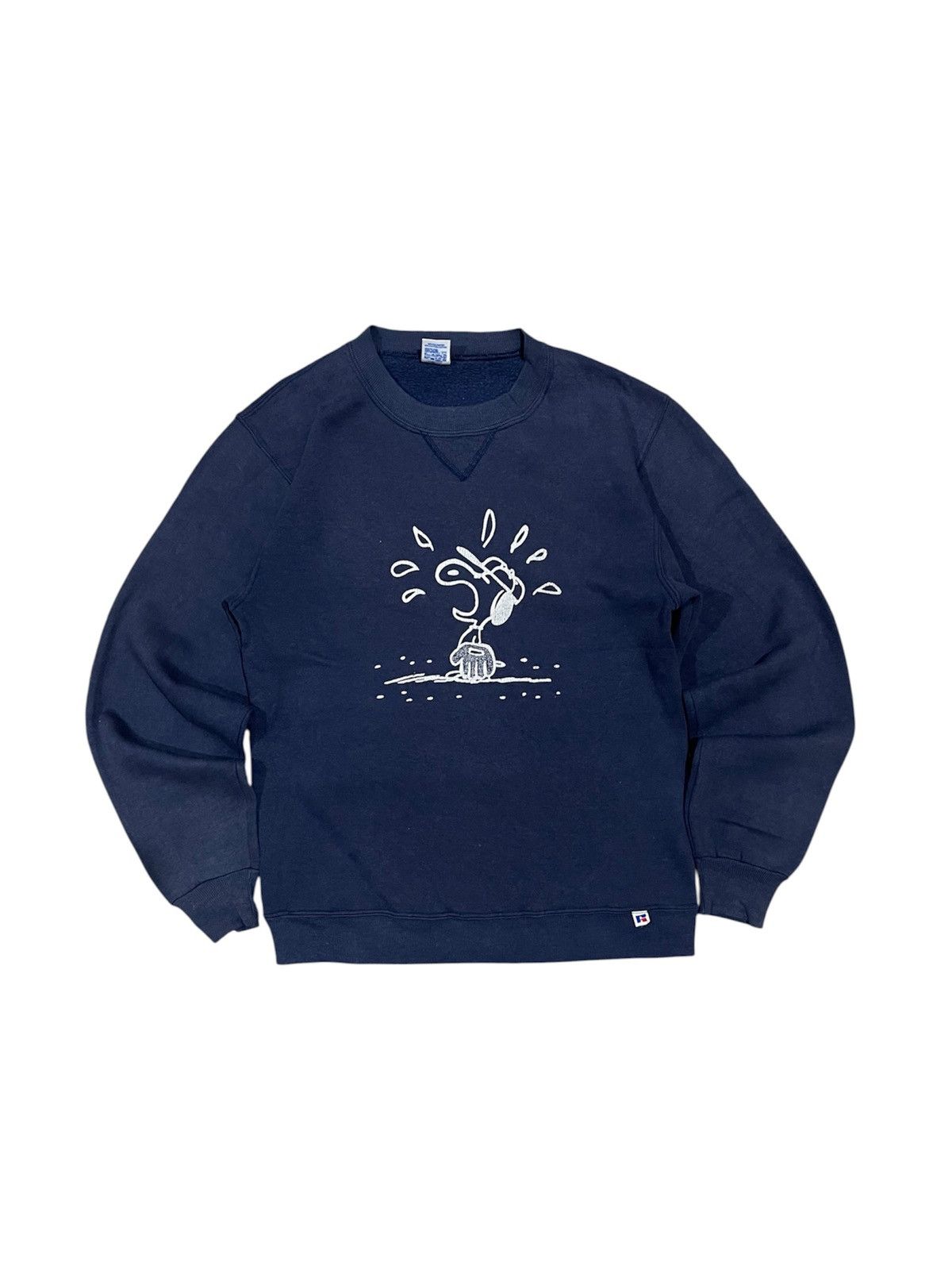 Russell Athletic 90s SNOOPY X RUSSELL ATHLETIC FADED SWEATSHIRT RARE Size US S / EU 44-46 / 1 - 1 Thumbnail