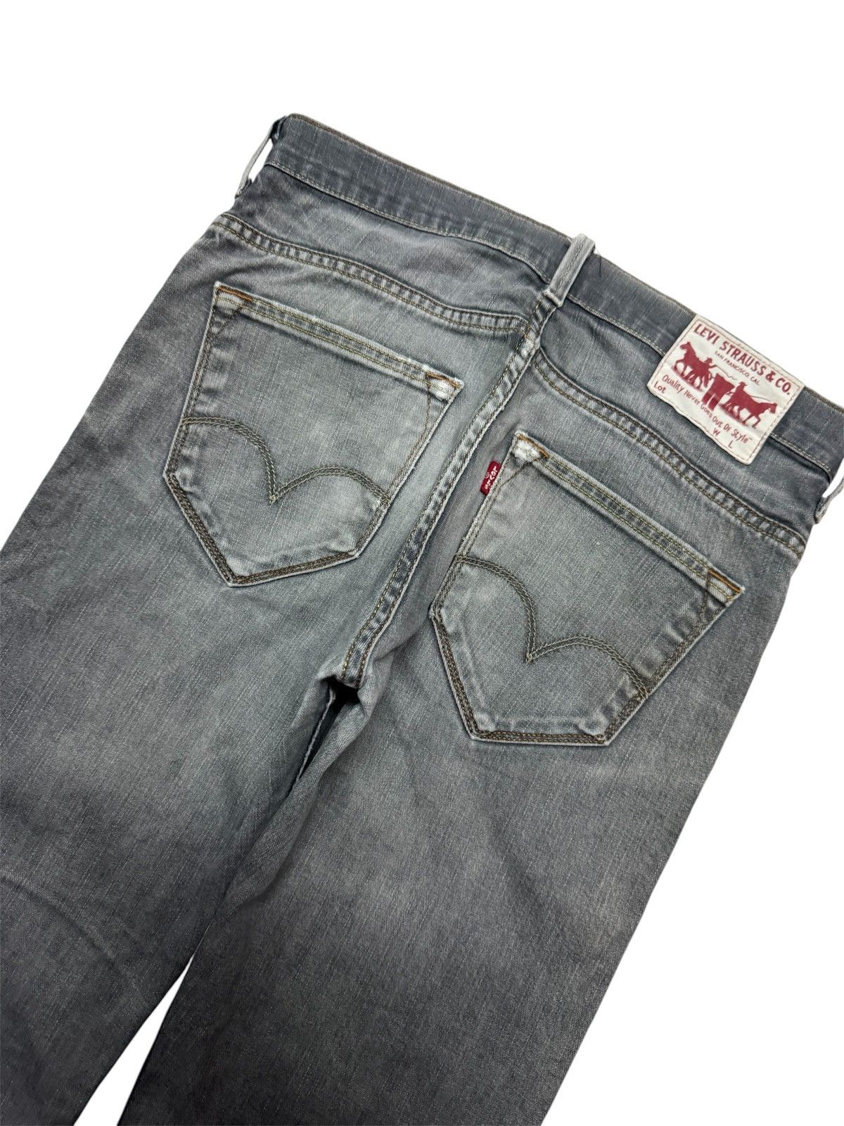 Levi's THRASHED VINTAGE Y2K LEVI'S STONED WASHED DISTRESSED Size US 31 - 16 Thumbnail