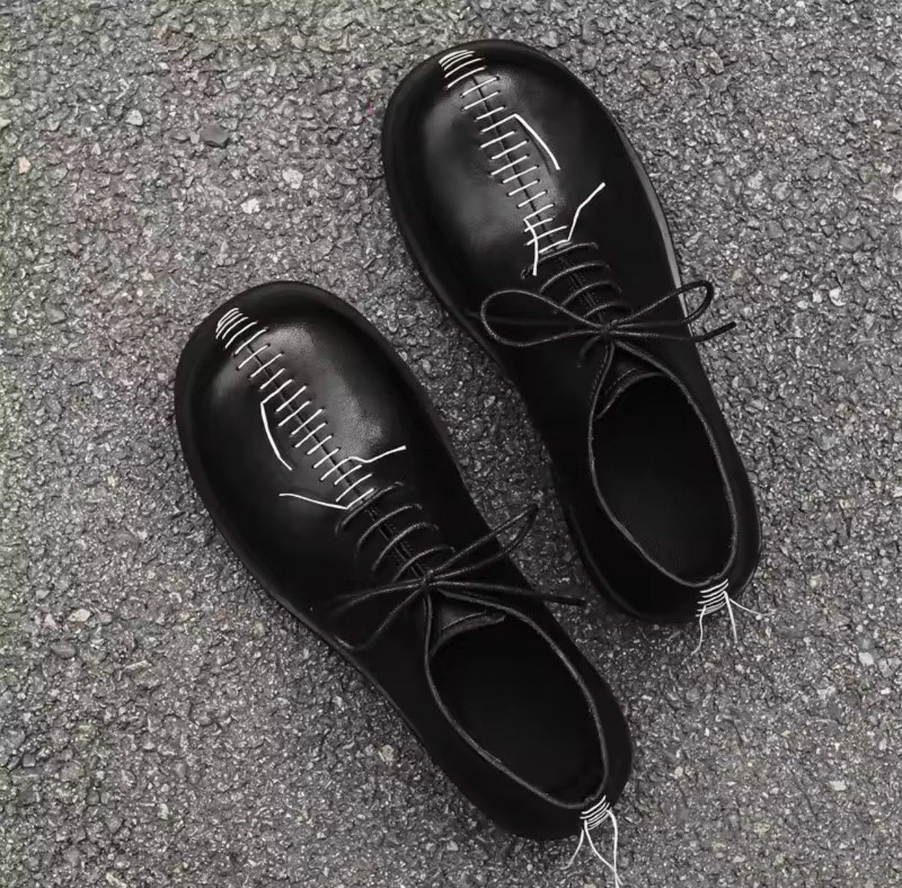 Other Real Genuine Leather Punk Gothic Derby Casual Shoes Boots Size US 11 / EU 44 - 3 Thumbnail