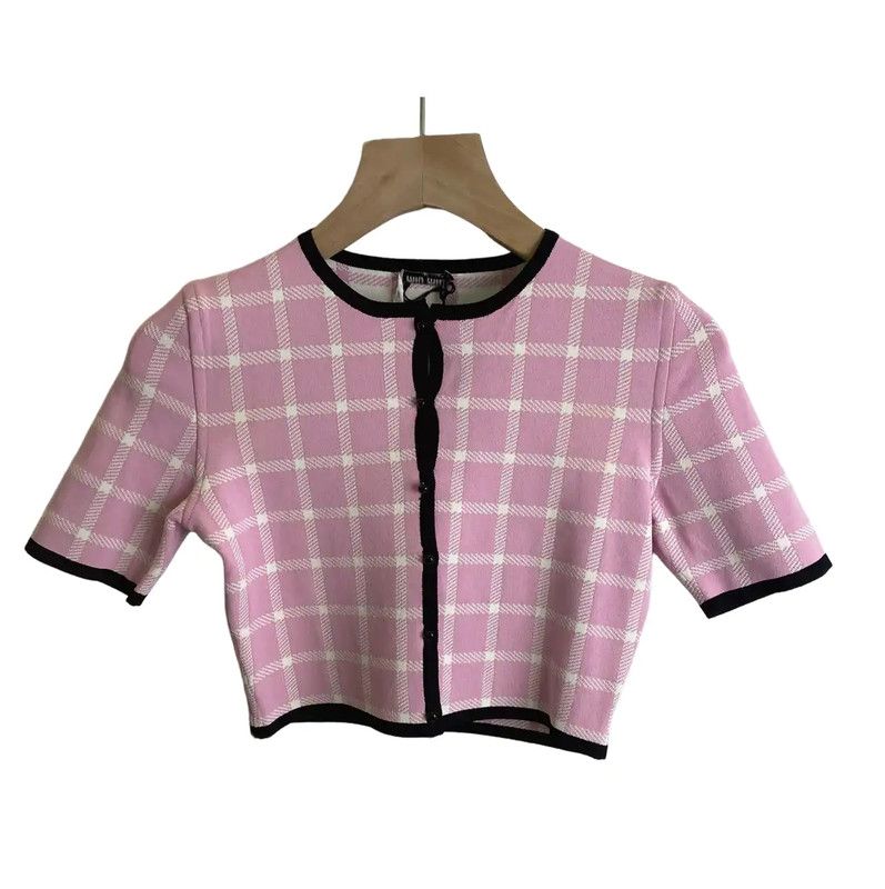 Miu Miu Miu Miu Pink Short Sleeve Summer T-Shirt 0089 Size S / US 4 / IT 40 - 1 Thumbnail