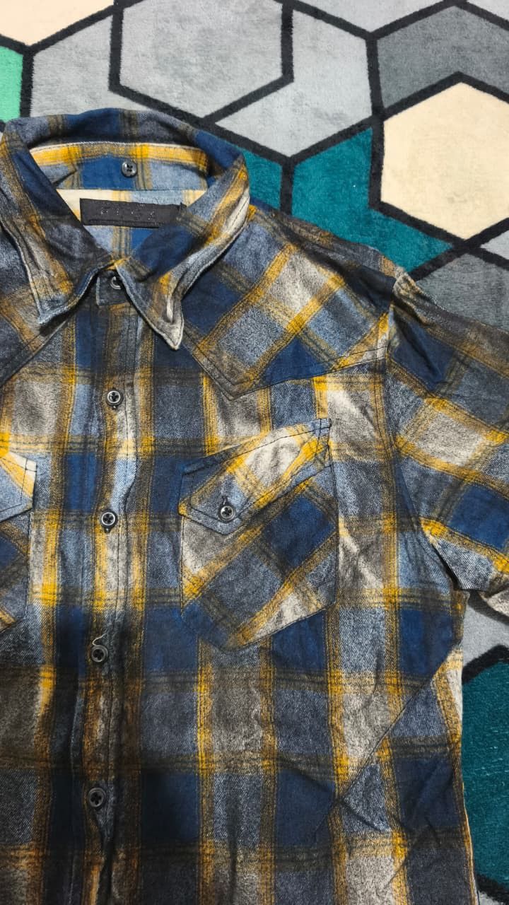 GOSTAR DE FUGA GOSTAR DE FUGA PLAID BUTTON UP SHIRT Size US S / EU 44-46 / 1 - 2 Thumbnail
