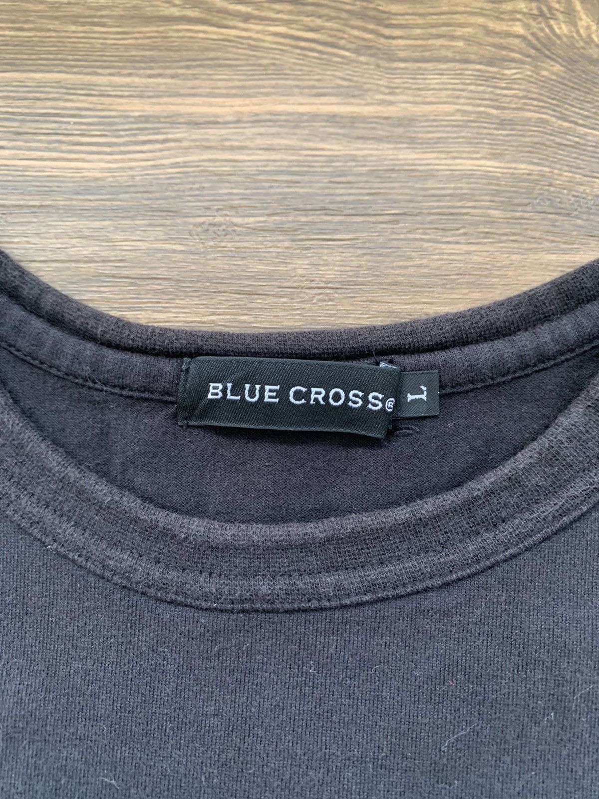 Japanese Brand 2000s japanese archive blue cross y2k longsleeve tee Size US L / EU 52-54 / 3 - 5 Thumbnail