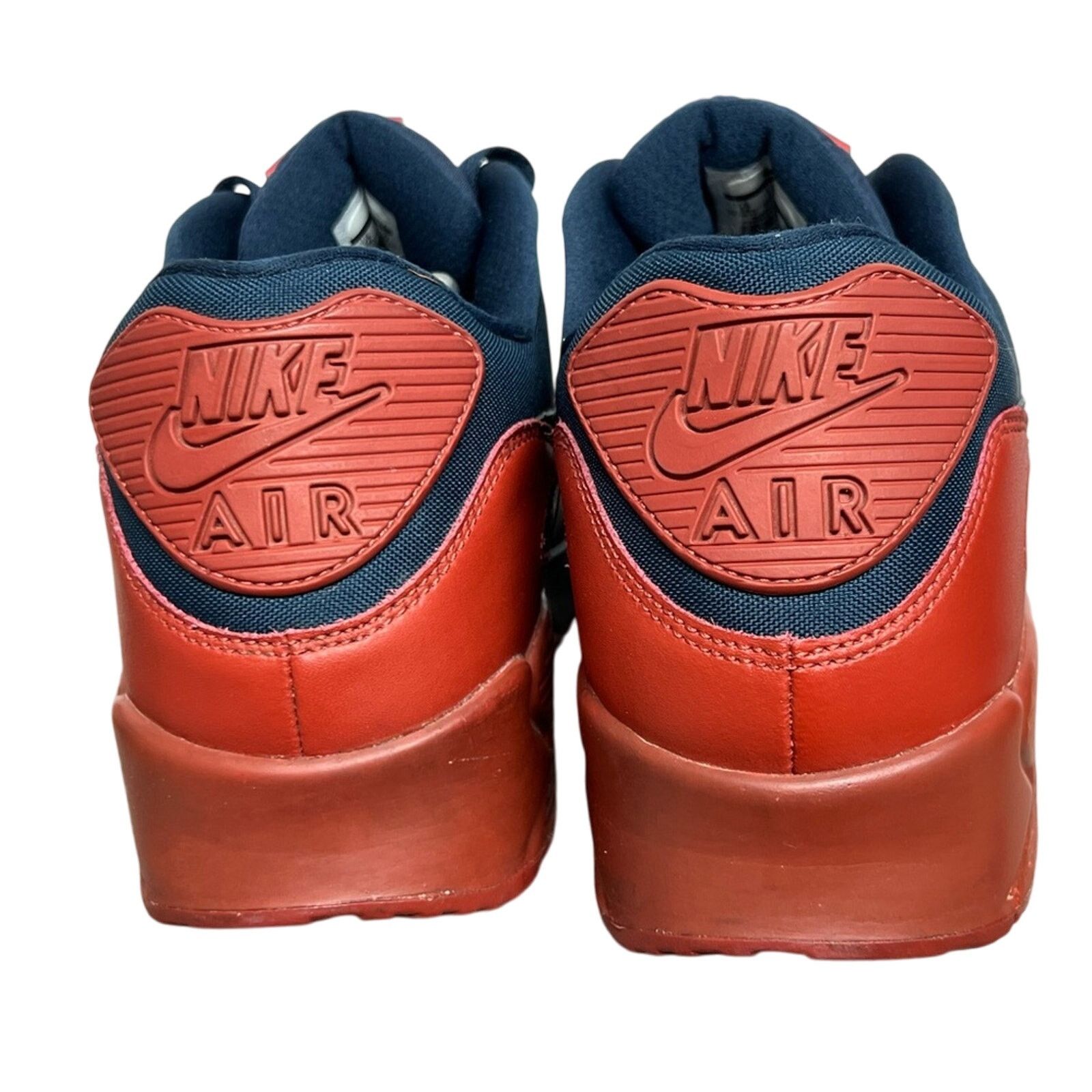 Nike Nike Air Max 90 Essential Obsidian Navy Orange Mars Stone Size US 12 / EU 45 - 6 Thumbnail