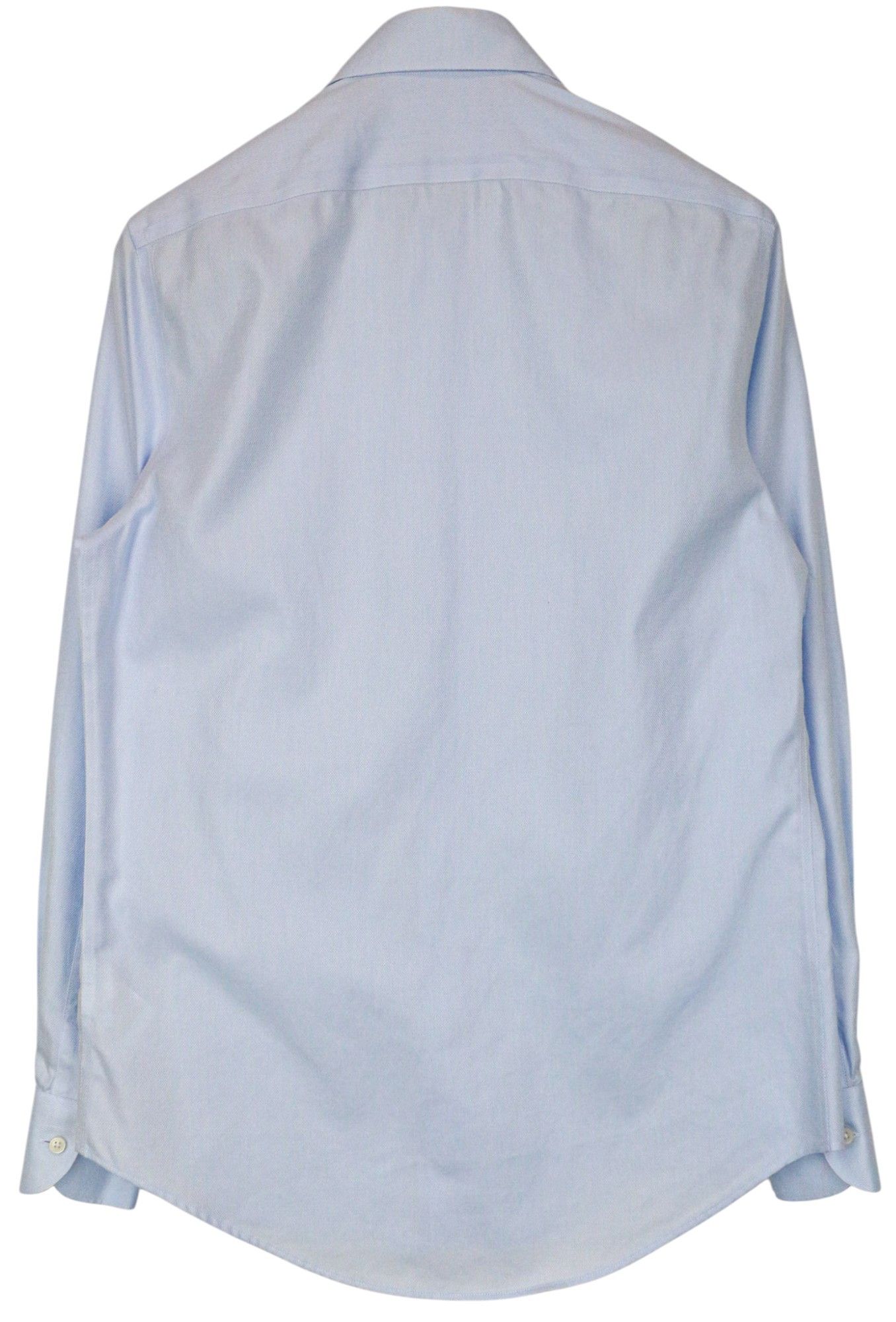 Suitsupply 37/14 1/2 Slim Blue Cotton Cutaway Twill Shirt 79073 Size 38R - 2 Thumbnail