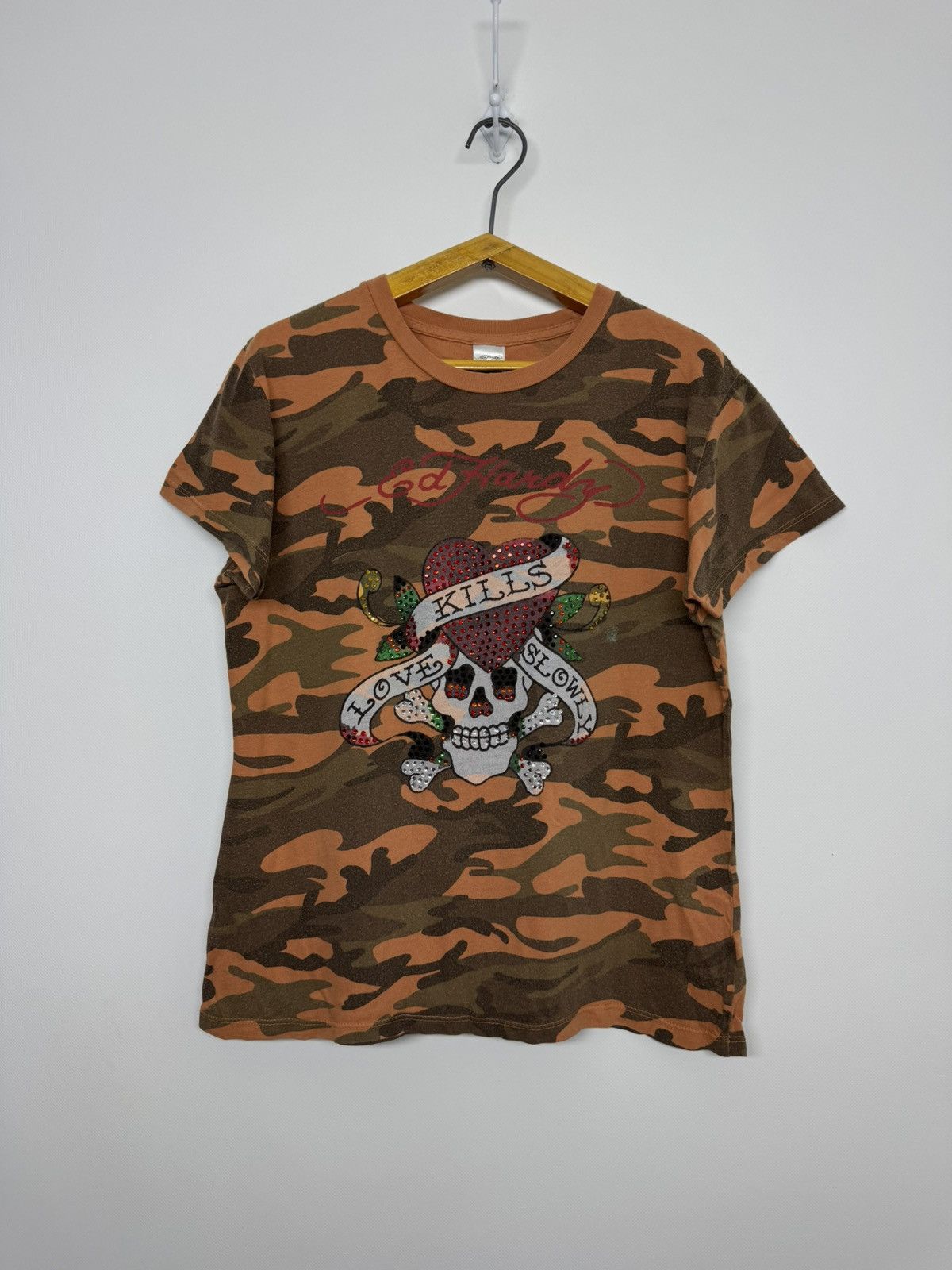 Ed Hardy Vintage Y2k Rare Ed Hardy T-Shirt 00’s Size L / US 10 / IT 46 - 2 Thumbnail