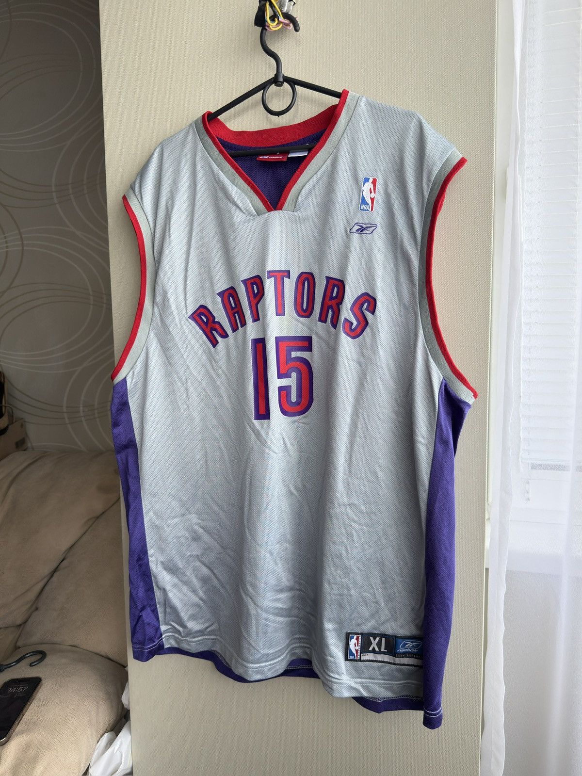 Reebok Vintage Toronto Raptors Vince Carter Reebok Jersey Size US XL / EU 56 / 4 - 2 Thumbnail