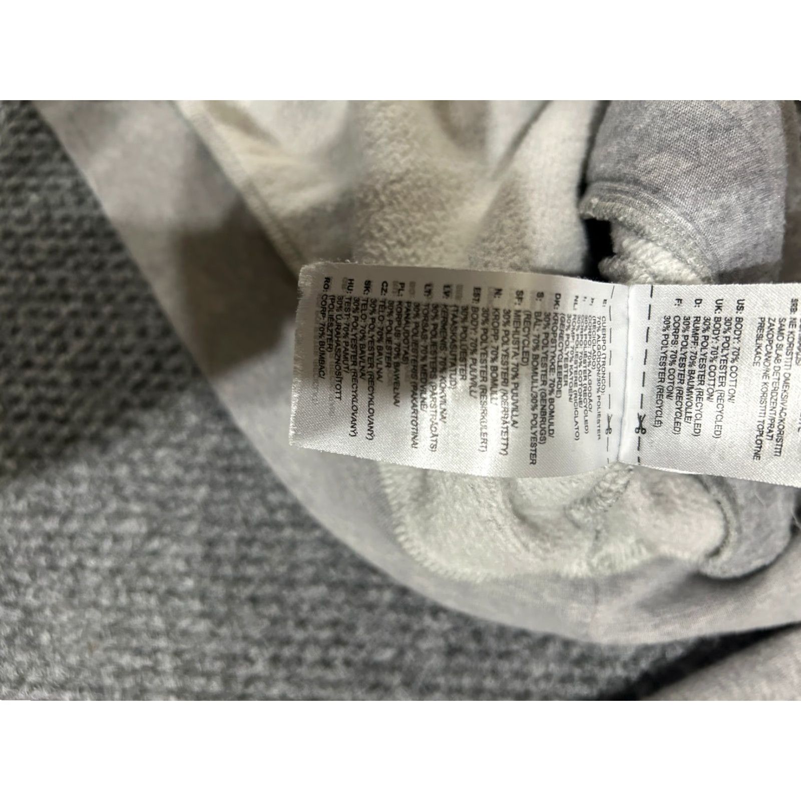 Adidas Adidas Full Zip Jacket Mens Large Gray Fleece Track Hoodie Stand-Up Collar Casual Activewear Size US L / EU 52-54 / 3 - 5 Thumbnail