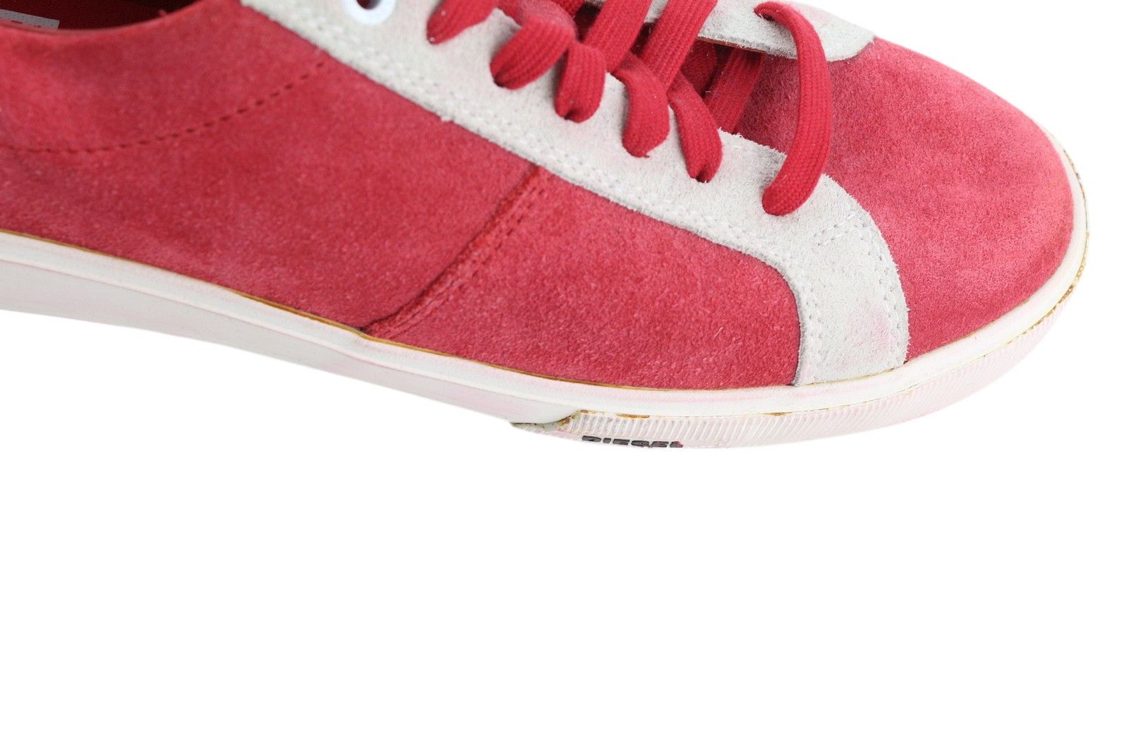 Diesel S-MYDORI LC EU42 Red Suede Leather 41524 Size US 9 / EU 42 - 11 Thumbnail