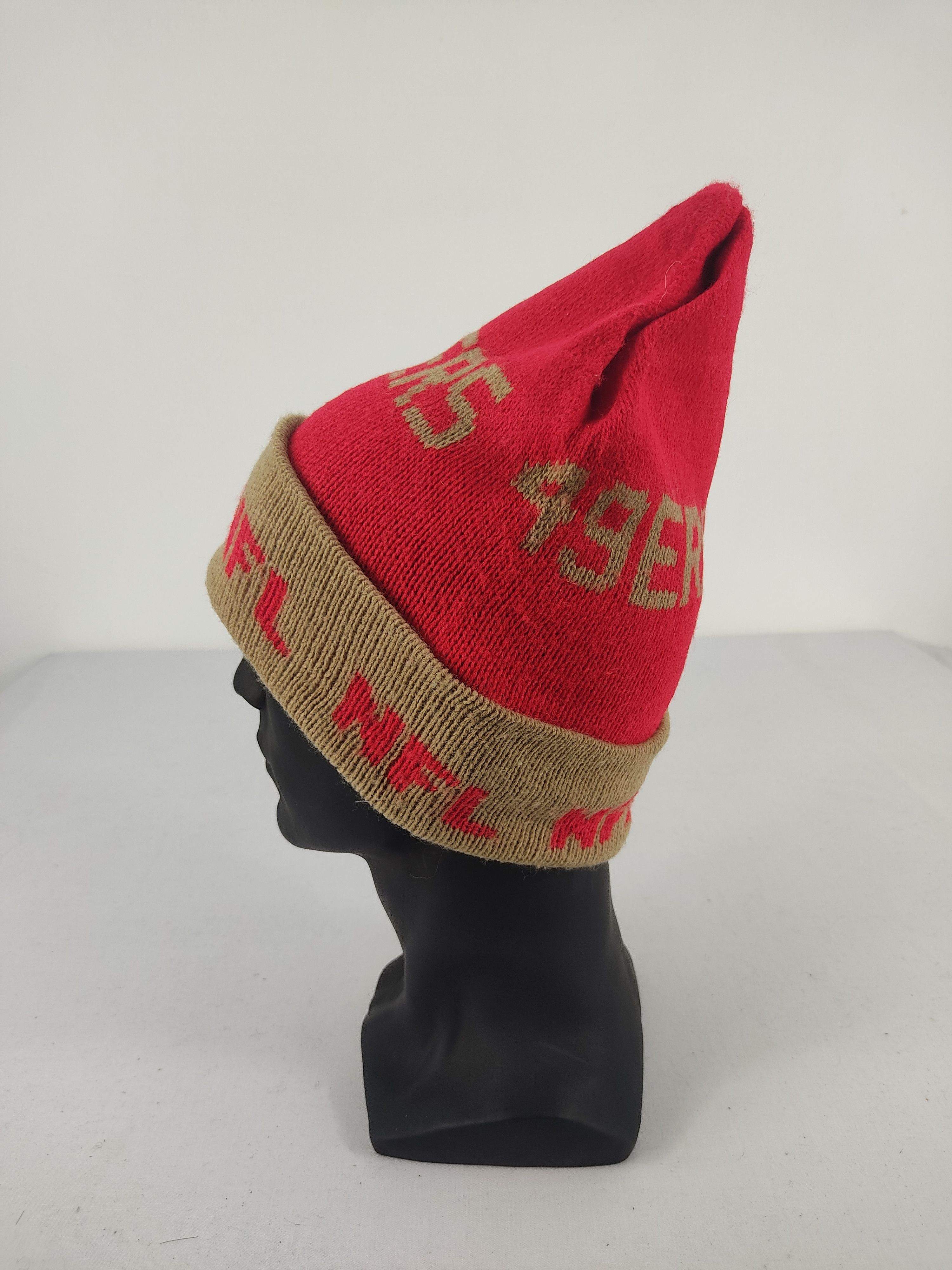 NFL × Vintage Vintage NFL 49ers Beanie / Snow Hat / Snow Cap Size ONE SIZE - 2 Thumbnail