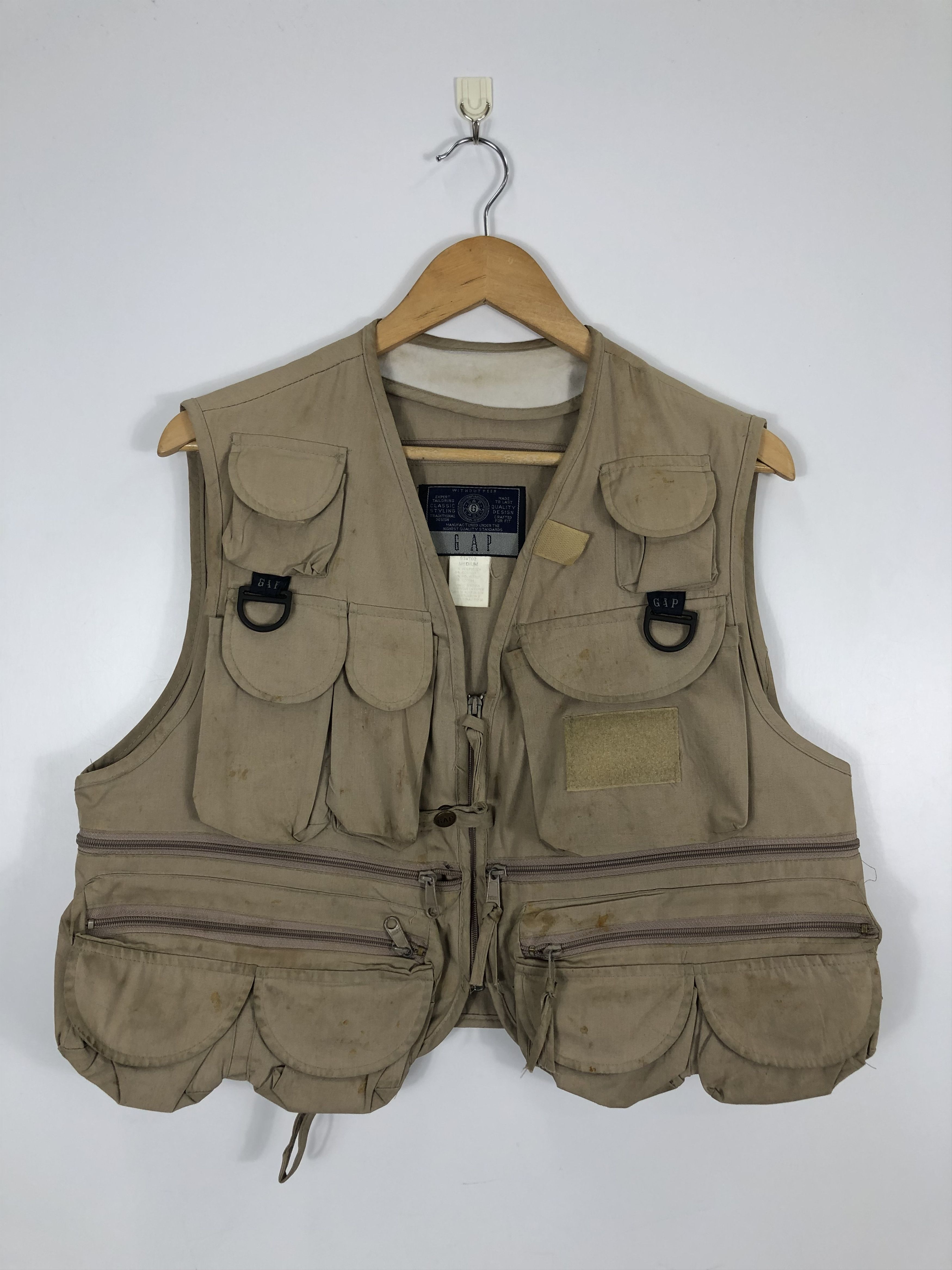 Gap GAP Tactical Vest Multipocket Outdoor Fishing Vest J0457 Size US M / EU 48-50 / 2 - 1 Thumbnail