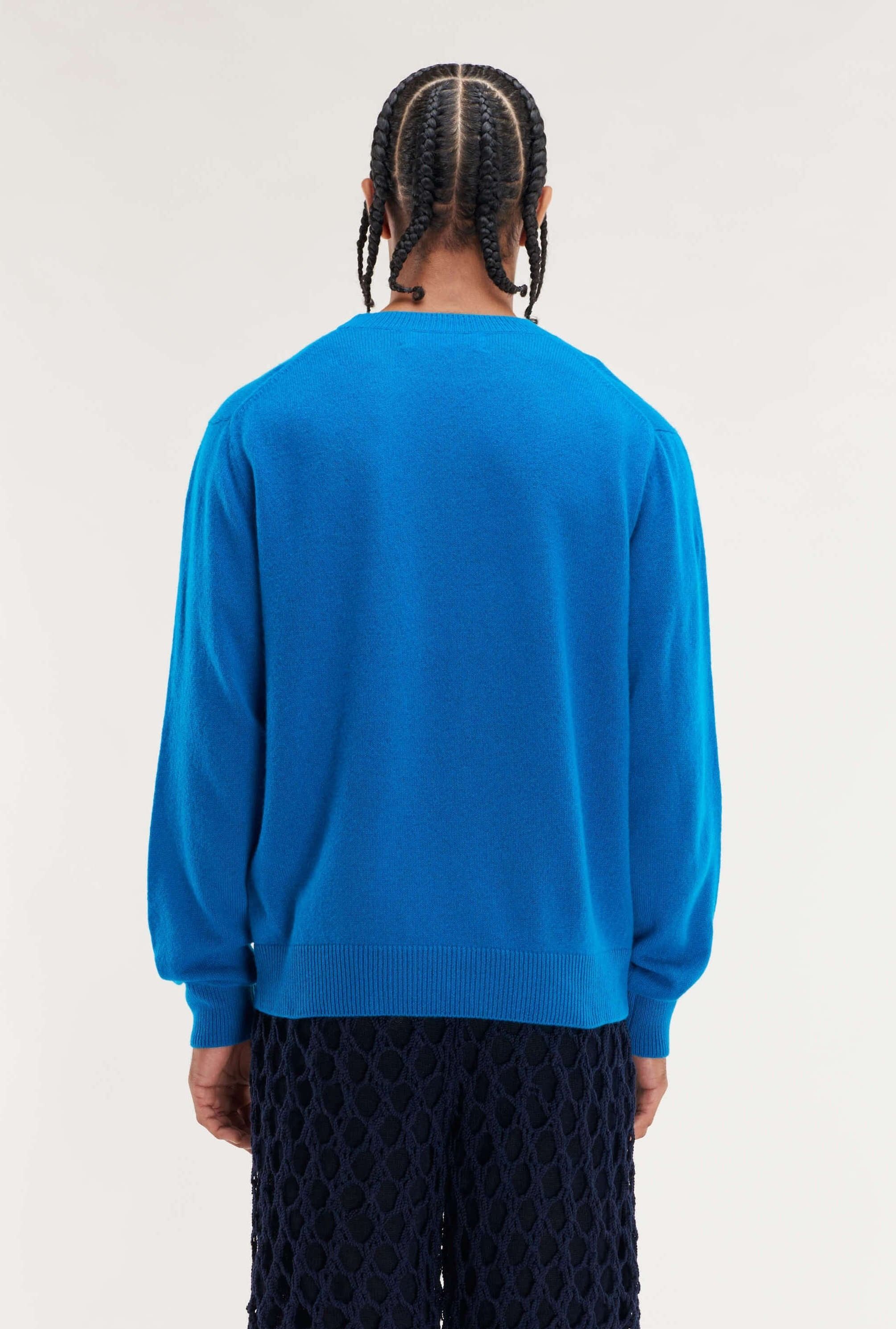 The Elder Statesman $1015 The Elder Statesman Tranquility Crew Cashmere Sweater Size US XXL / EU 58 / 5 - 5 Thumbnail