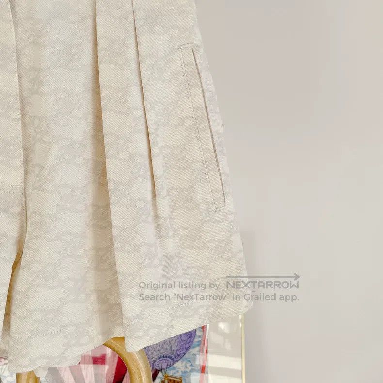 Fendi Fendi White Printed Shorts Size 25" / US 0 / IT 36 - 4 Thumbnail