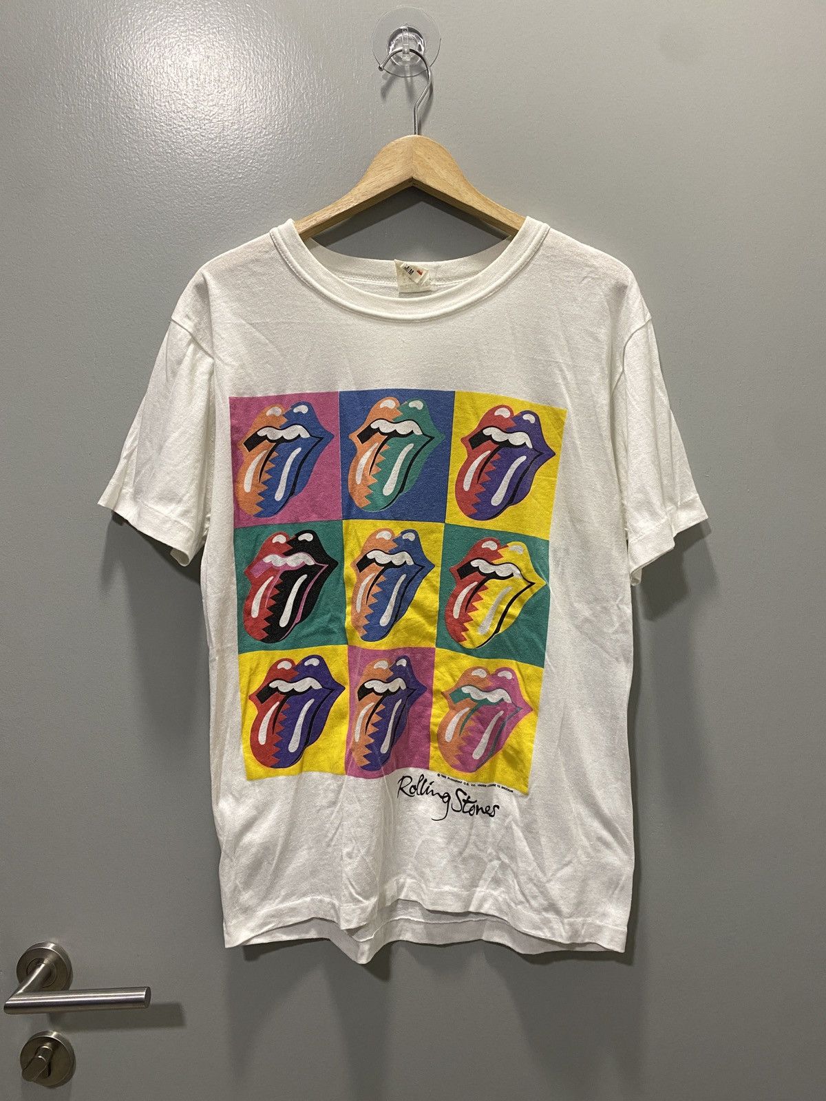 Band Tees Vintage 80s Rolling Stones North American Tour T Shirt Size US M / EU 48-50 / 2 - 1 Thumbnail