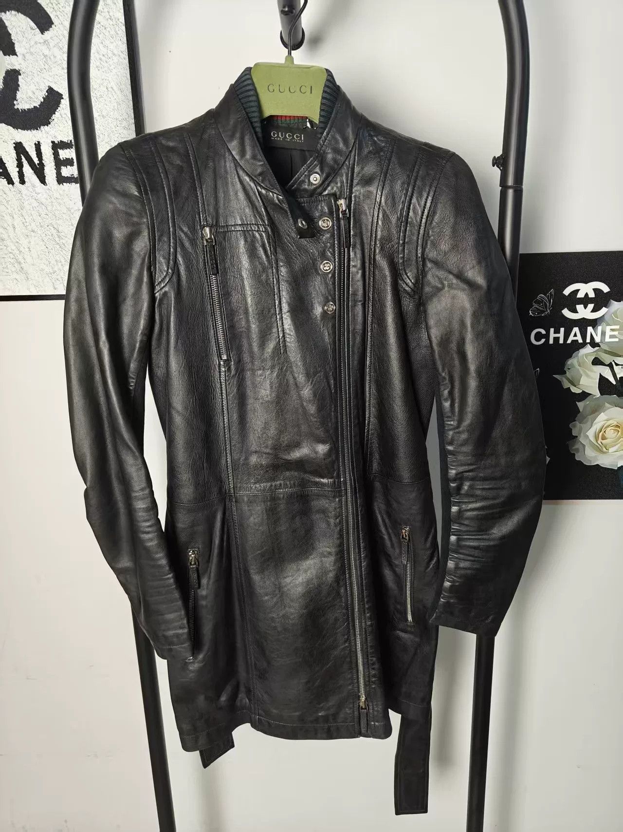 Gucci Genuine Gucci Leather Jacket for Sale Size US M / EU 48-50 / 2 - 1 Thumbnail