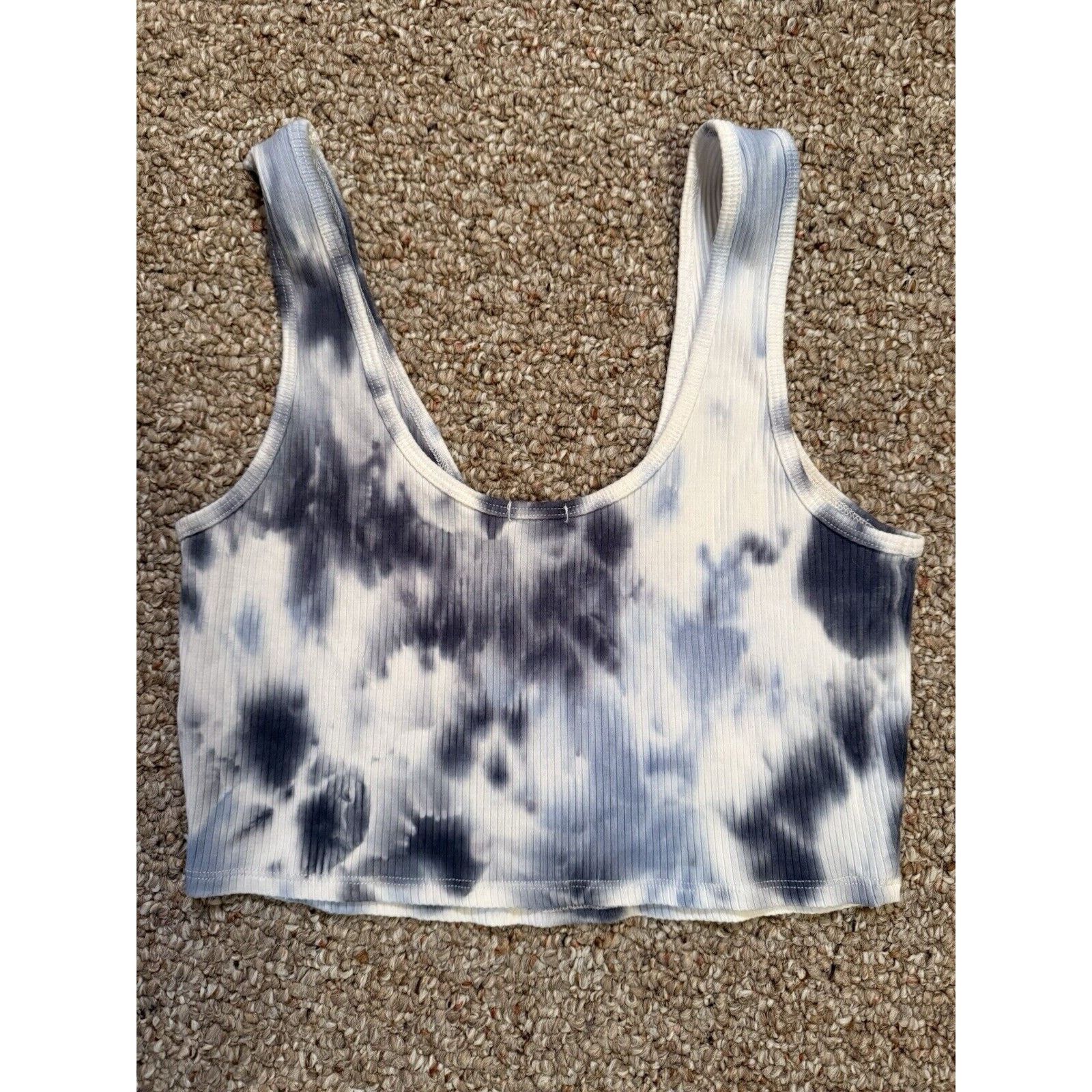 Garage Garage Tie Dye Crop Tank Top Juniors Size Medium Size M / US 6-8 / IT 42-44 - 2 Thumbnail