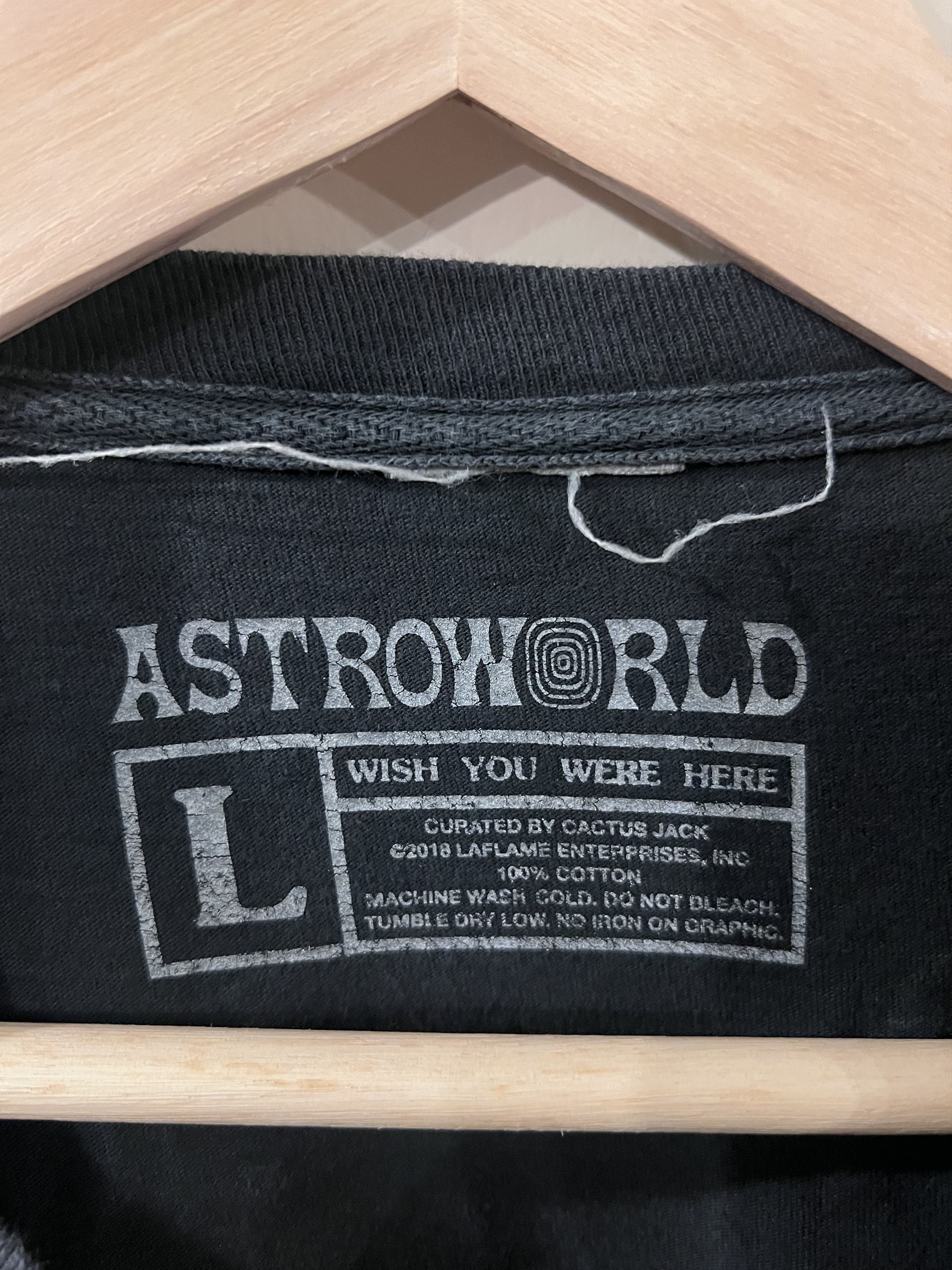 Travis Scott Travis Scott Astroworld Wish You Were Here LS Tee Size US L / EU 52-54 / 3 - 3 Thumbnail
