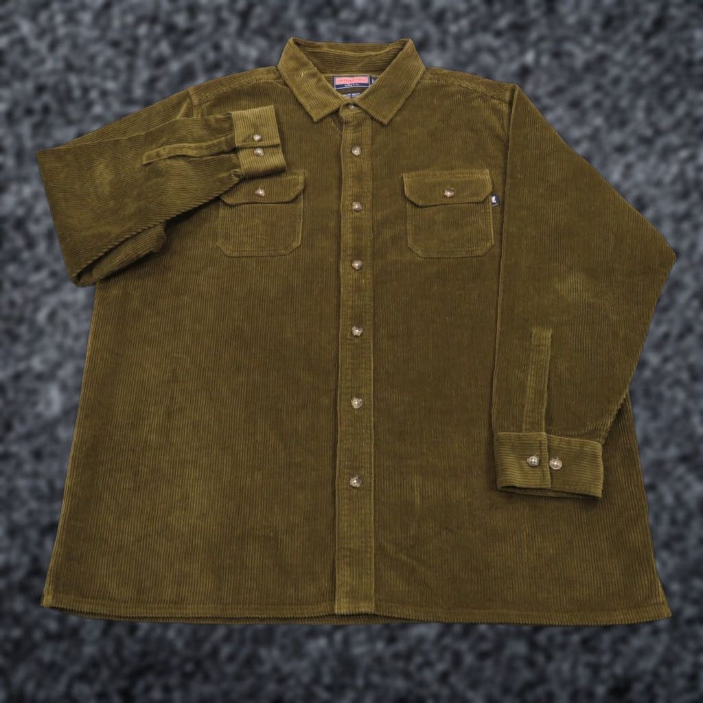 Vineyard Vines Vineyard Vines Skiff Shirt X L Men Brown Corduroy Shirt Jac Overshirt Jacket Prep Size US XL / EU 56 / 4 - 1 Thumbnail