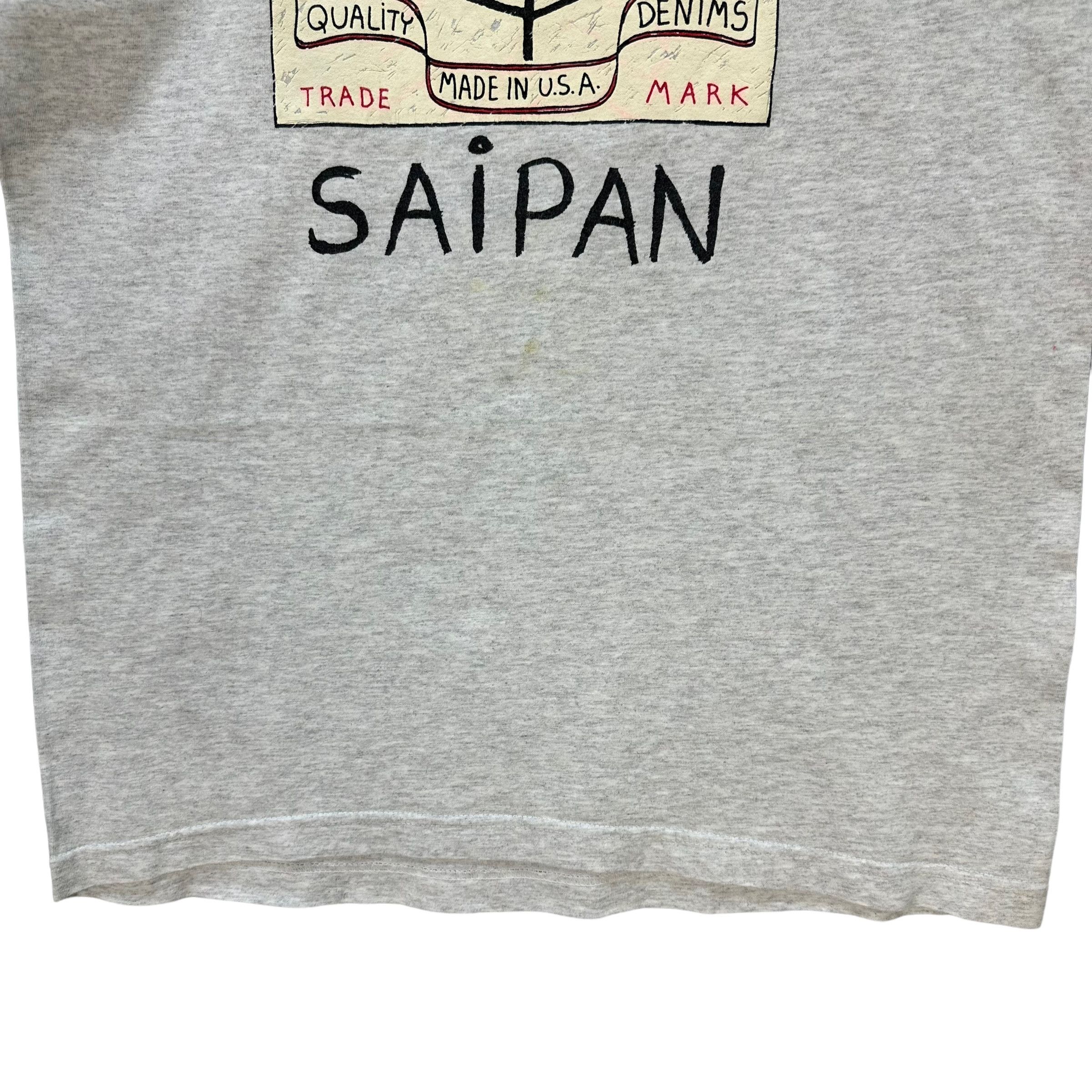 Japanese Brand Danny First USA SAIPAN Graphic Tees #9155-63 Size US L / EU 52-54 / 3 - 5 Thumbnail