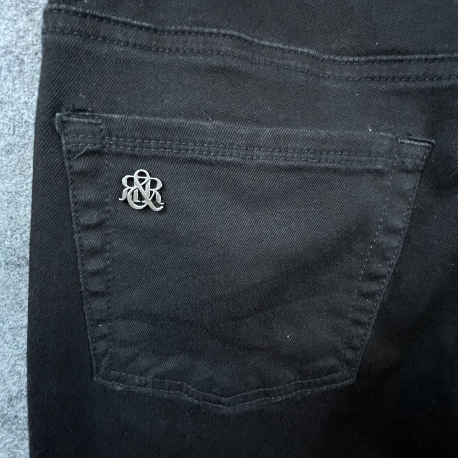 Rock & Republic Rock & Republic Jeans Womens 6 Black Berlin Stretch Skinny Size 28" / US 6 / IT 42 - 10 Thumbnail