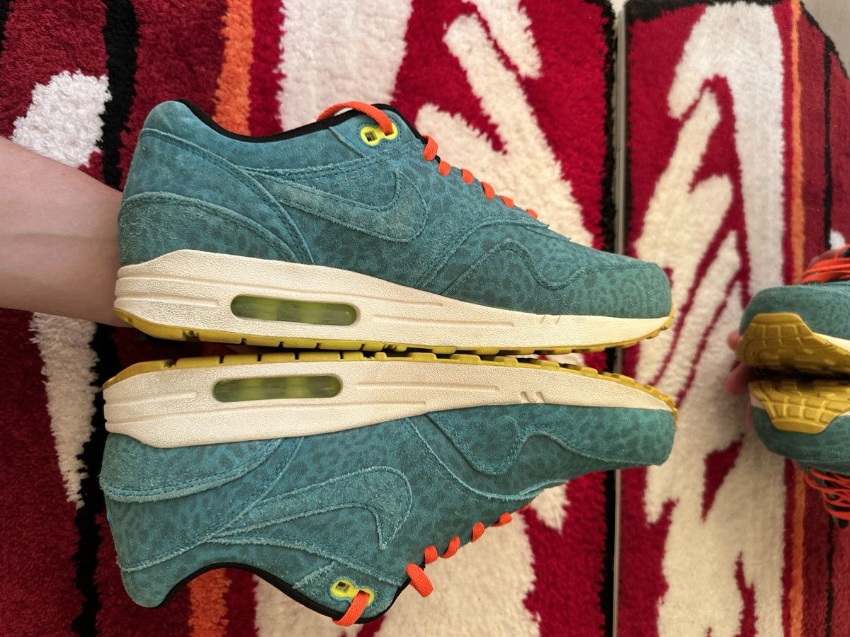 Nike × Vintage Vintage Nike air max 90 sneakers blue leopard rare US 8.5 Size US 8.5 / EU 41-42 - 8 Thumbnail